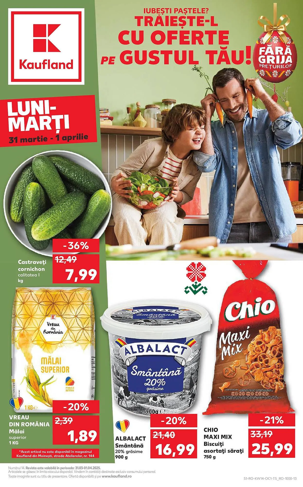 Catalog Catalog Kaufland de la 31 martie până la 1 aprilie 2025 - Revista Pagina 1