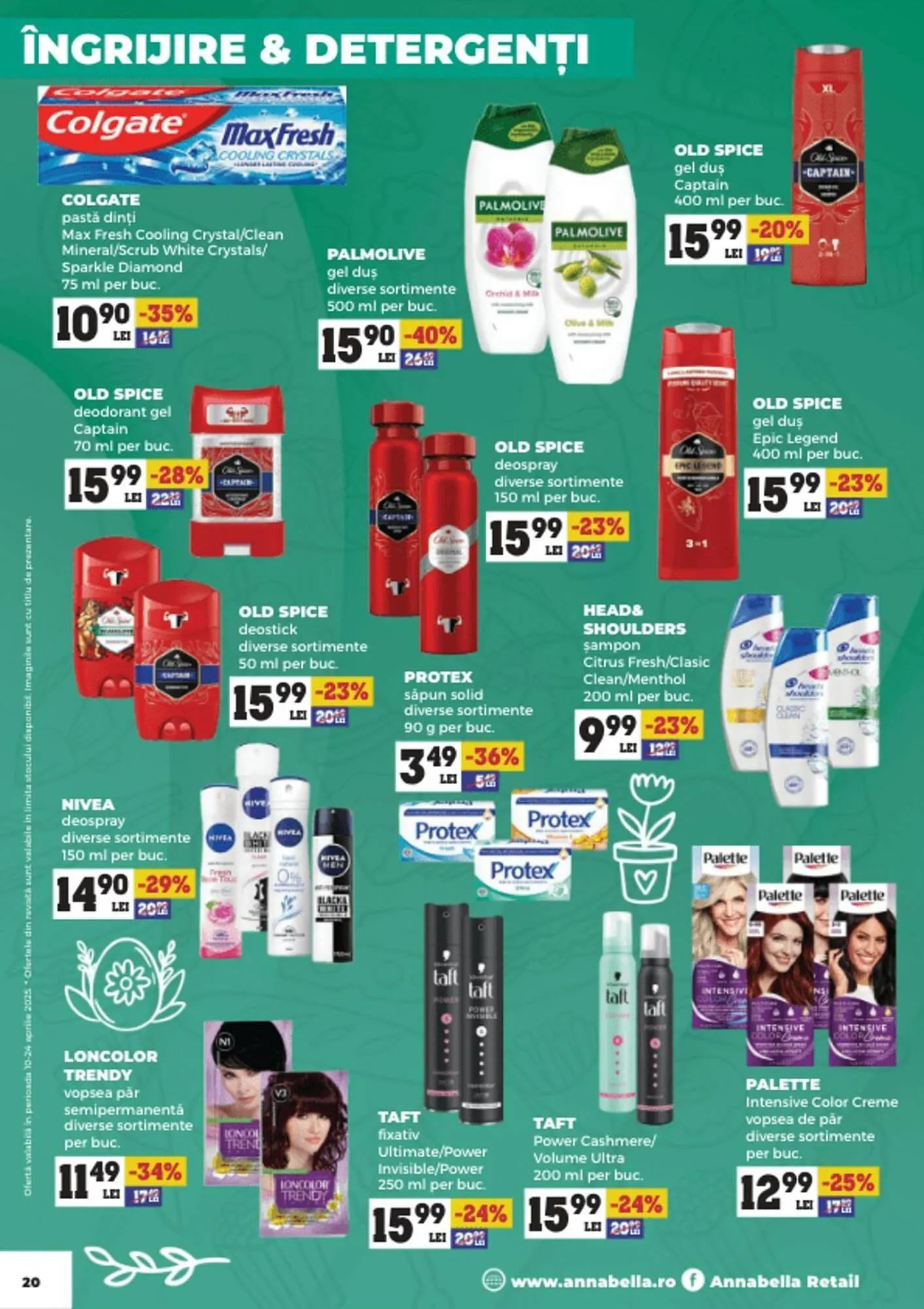 Catalog Catalog Annabella de la 8 aprilie până la 24 aprilie 2025 - Revista Pagina 20