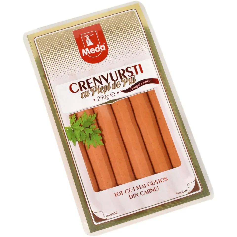 Meda | Crenvursti cu piept de pui 250g