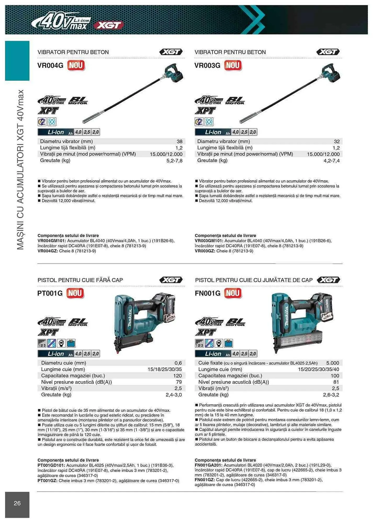 Catalog Makita catalog de la 1 ianuarie până la 31 decembrie 2023 - Revista Pagina 26