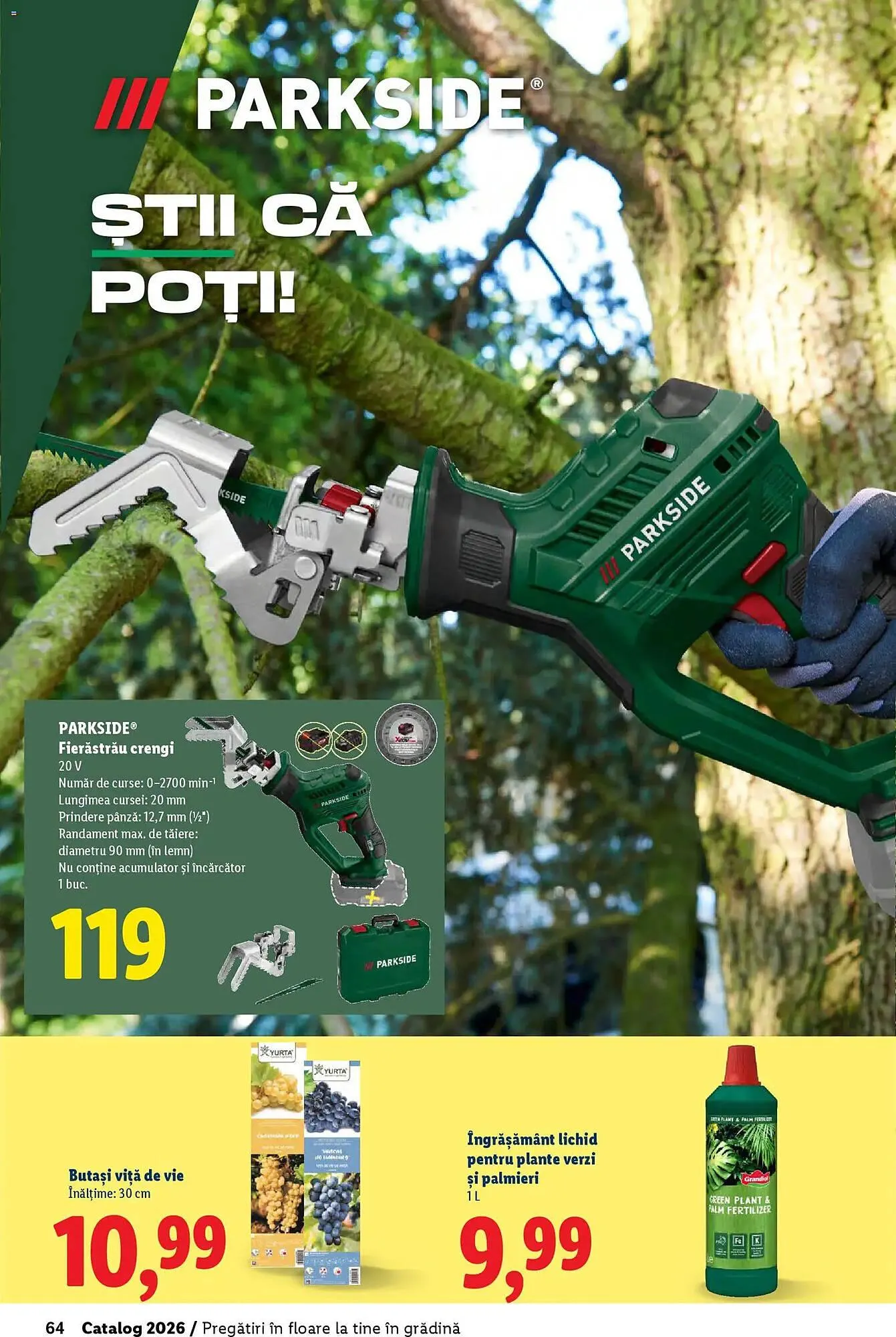 Catalog Catalog Lidl de la 18 februarie până la 5 aprilie 2026 - Revista Pagina 64