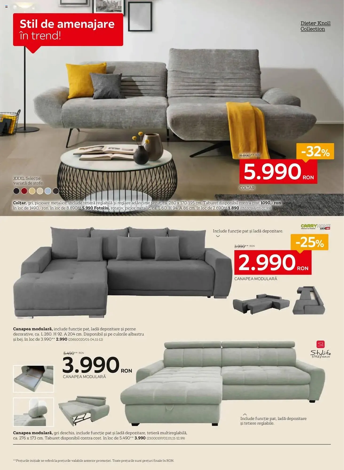 Catalog Catalog XXXLutz de la 29 iunie până la 27 iulie 2025 - Revista Pagina 6