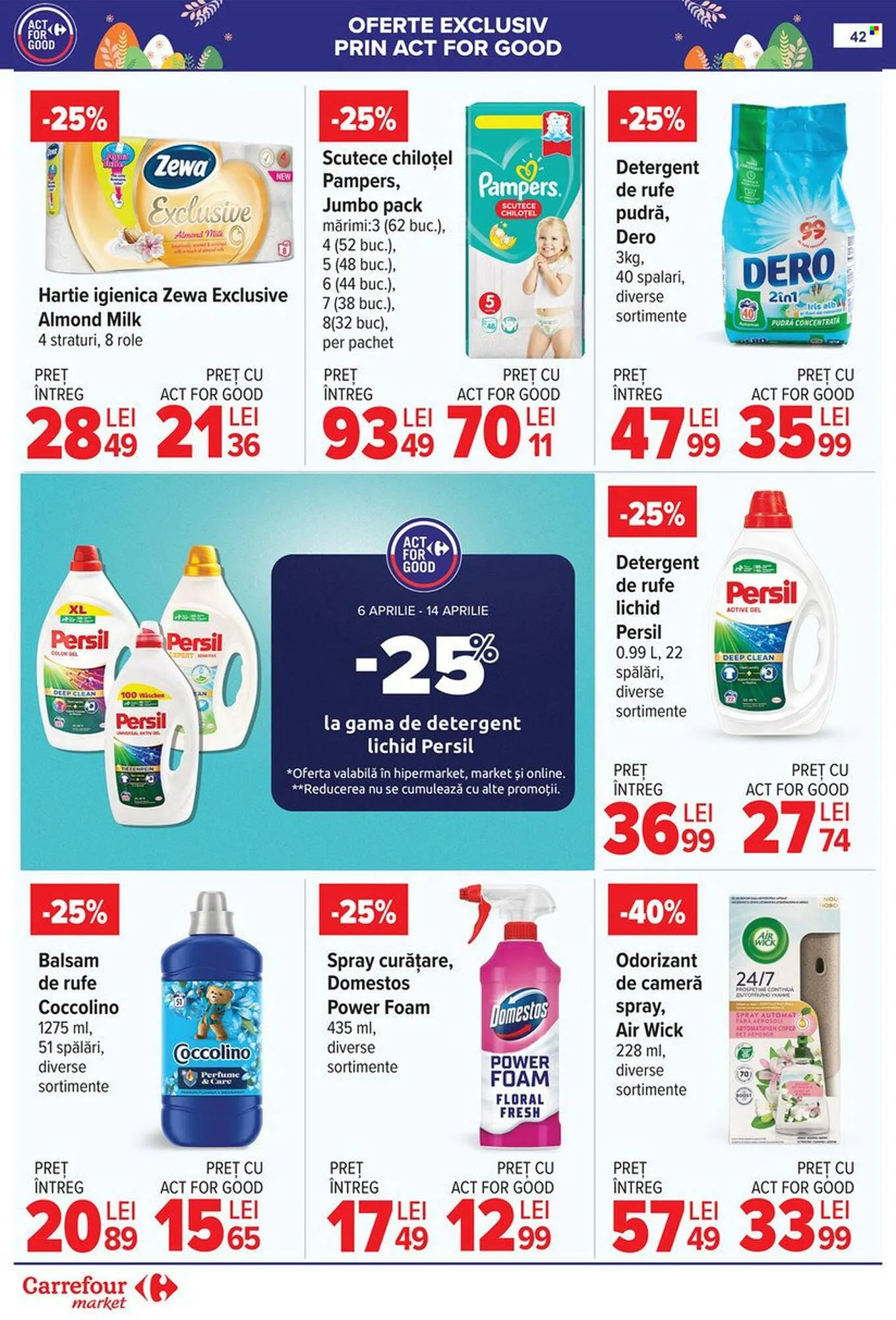 Catalog Catalog Carrefour Market de la 6 aprilie până la 14 aprilie 2026 - Revista Pagina 47