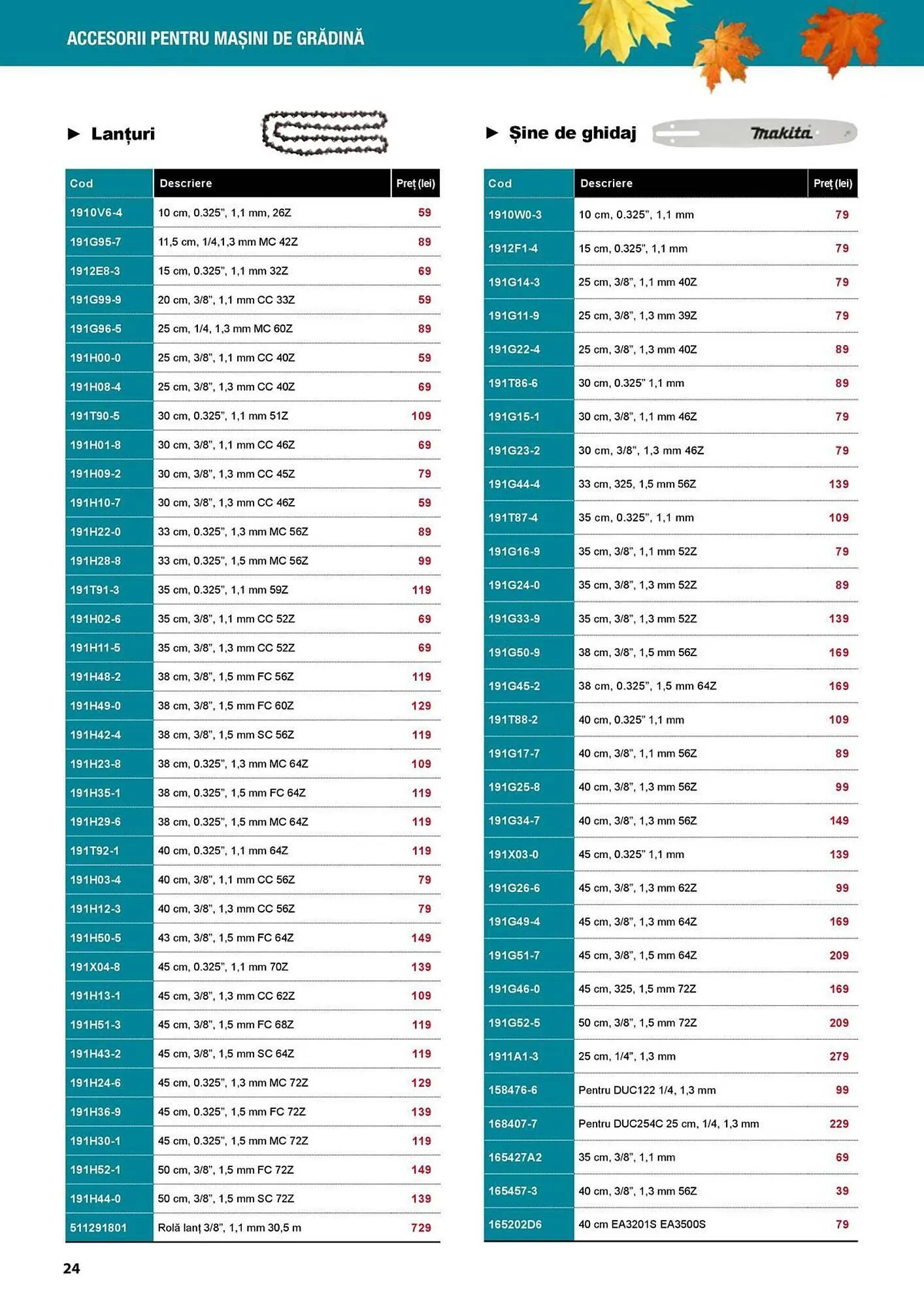 Catalog Catalog Makita de la 12 septembrie până la 24 decembrie 2025 - Revista Pagina 24