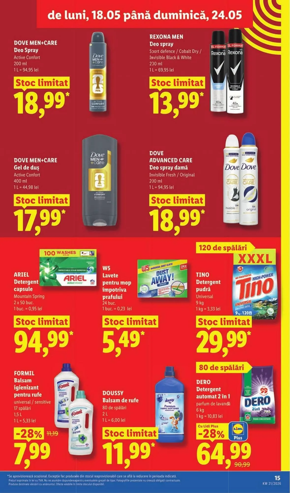 Catalog Catalog Lidl de la 18 mai până la 24 mai 2026 - Revista Pagina 15