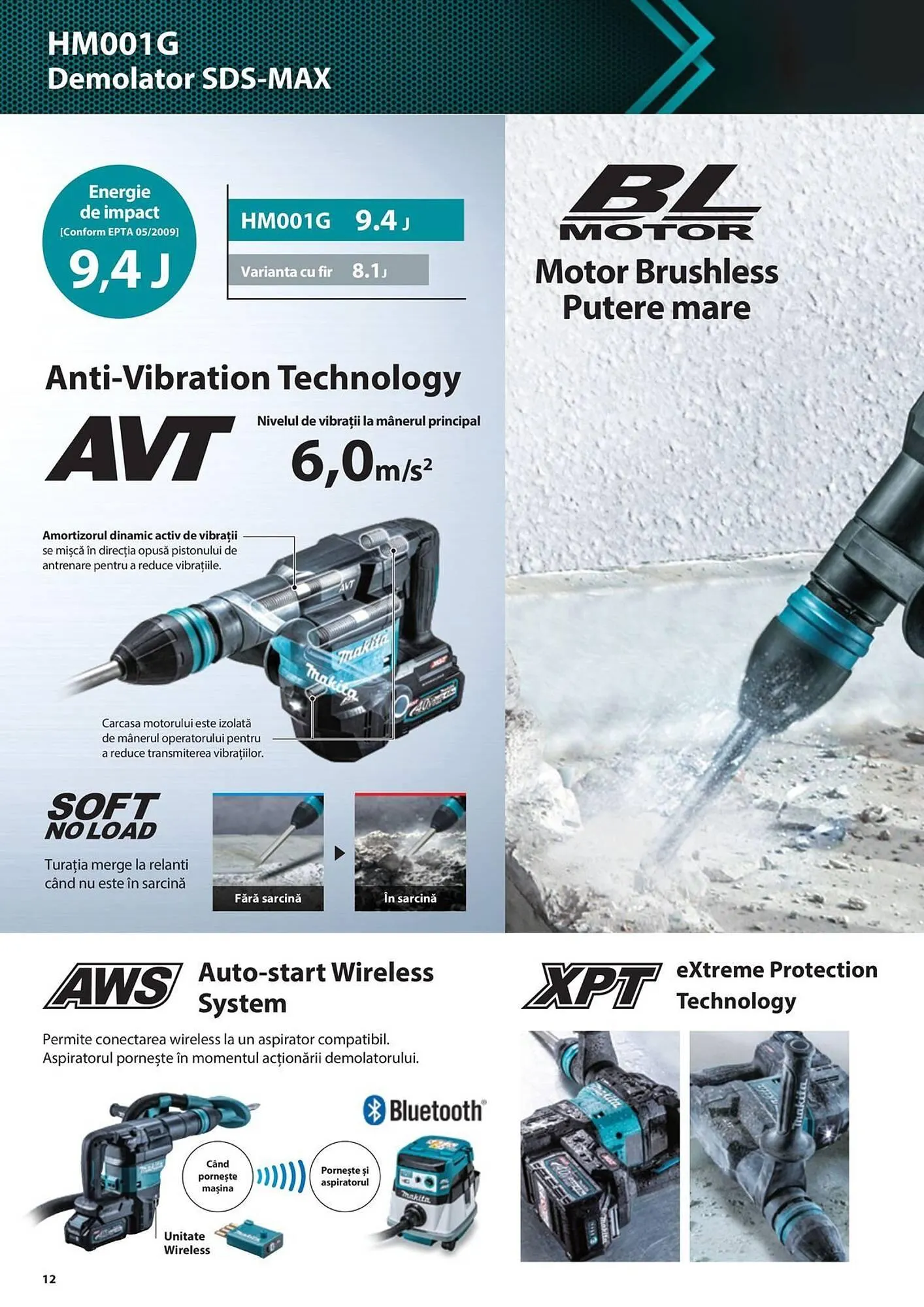 Catalog Сatalog Makita de la 19 iunie până la 31 decembrie 2024 - Revista Pagina 12