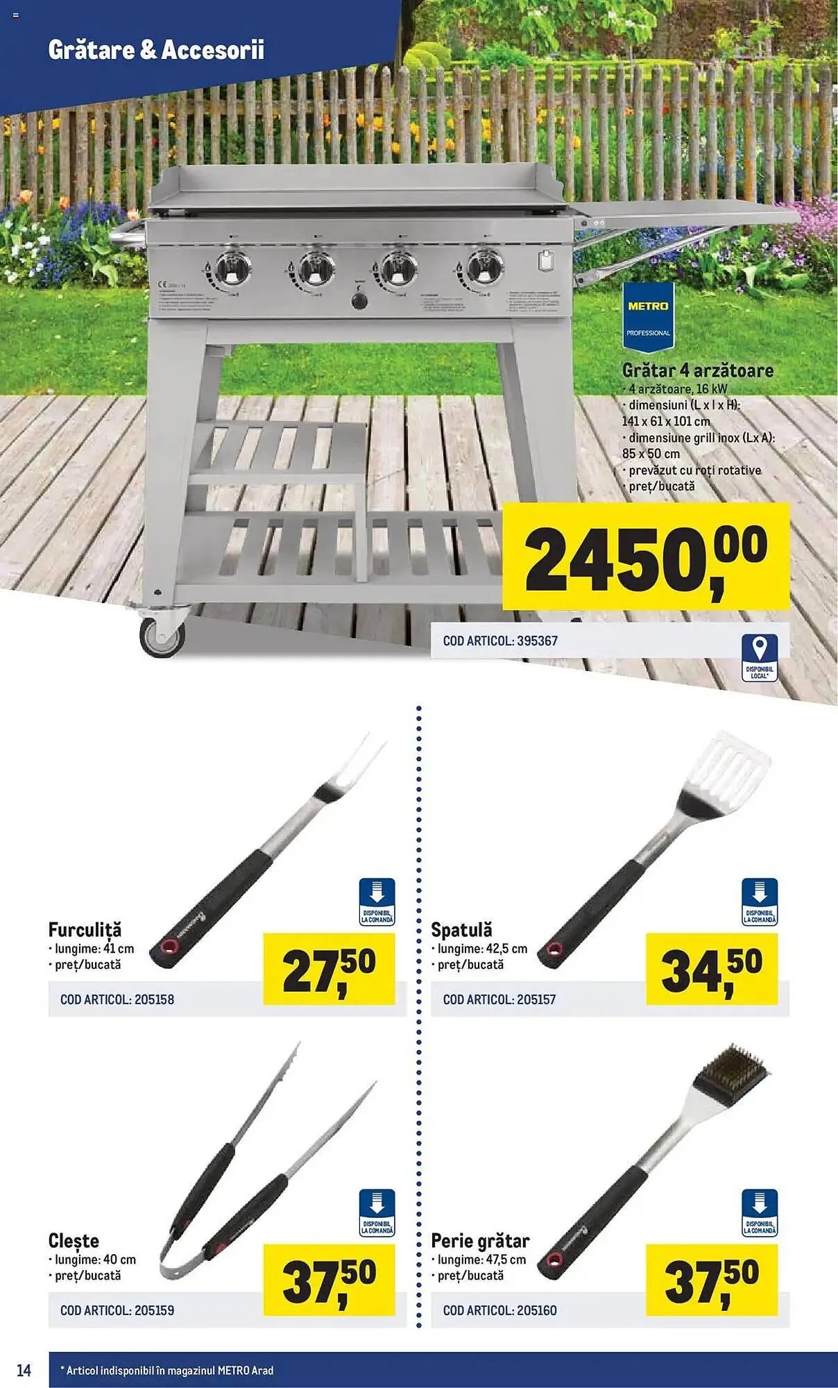 Catalog Catalog Metro de la 17 martie până la 30 iunie 2025 - Revista Pagina 14