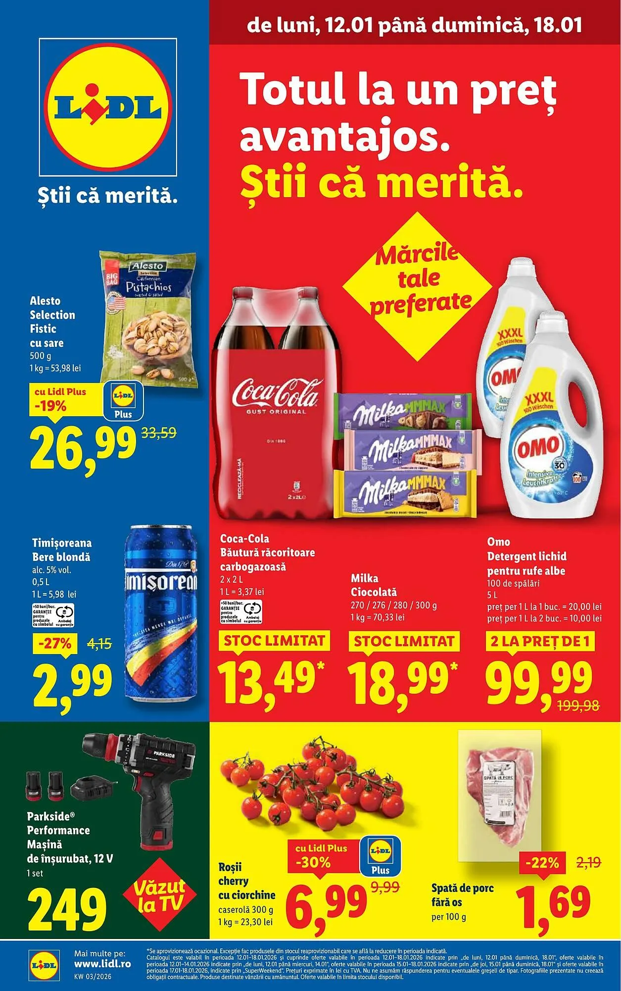 Catalog Catalog Lidl de la 12 ianuarie până la 18 ianuarie 2026 - Revista Pagina 1
