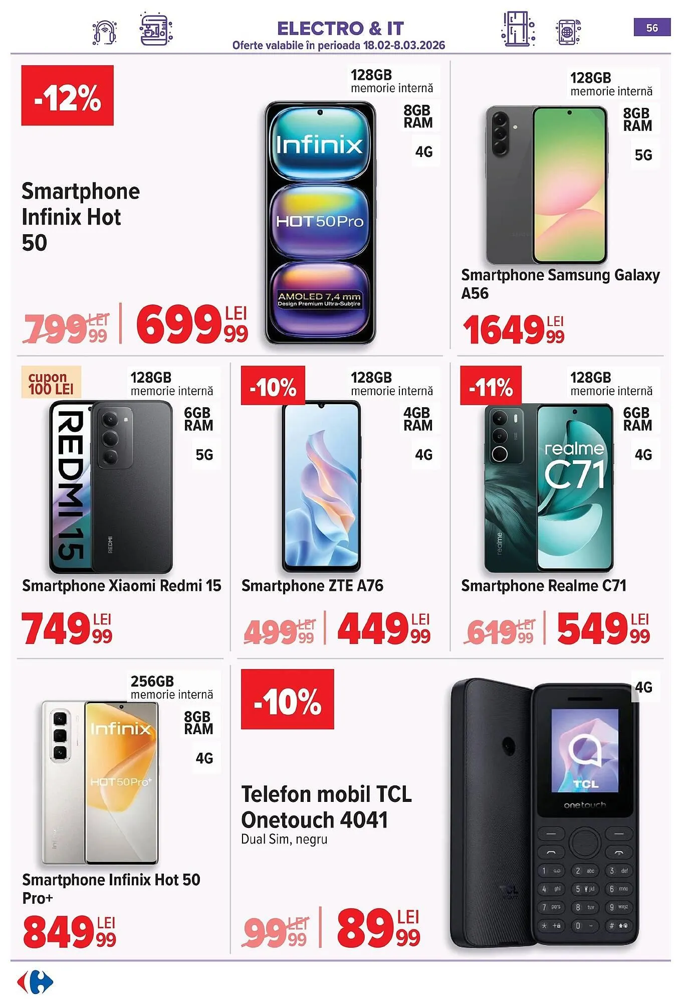 Catalog Catalog Carrefour de la 25 februarie până la 8 martie 2026 - Revista Pagina 59