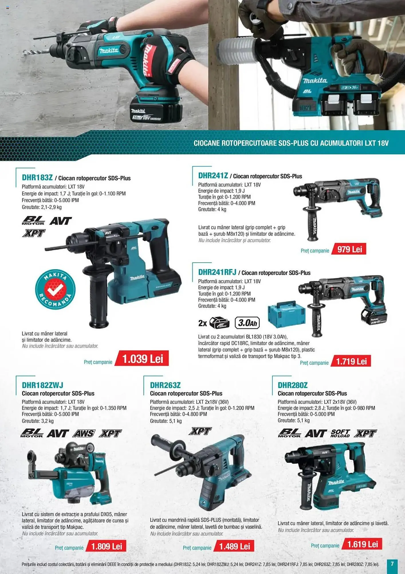 Catalog Catalog Makita de la 8 ianuarie până la 31 martie 2025 - Revista Pagina 7