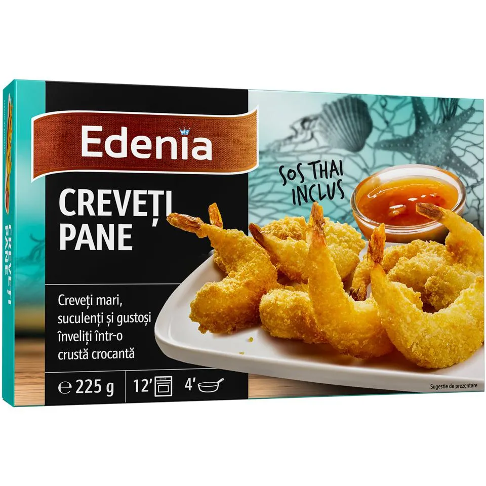 Edenia | Creveti pane 225g