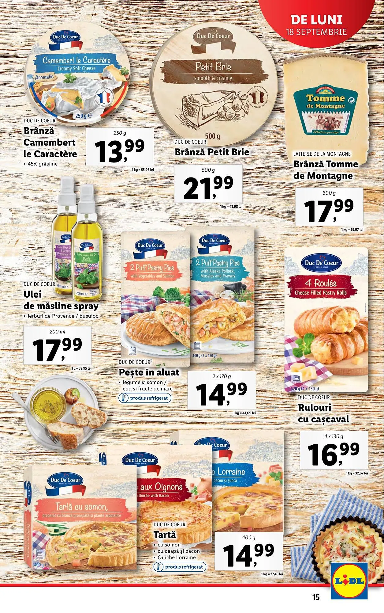 Catalog Lidl catalog de la 18 septembrie până la 24 septembrie 2023 - Revista Pagina 15