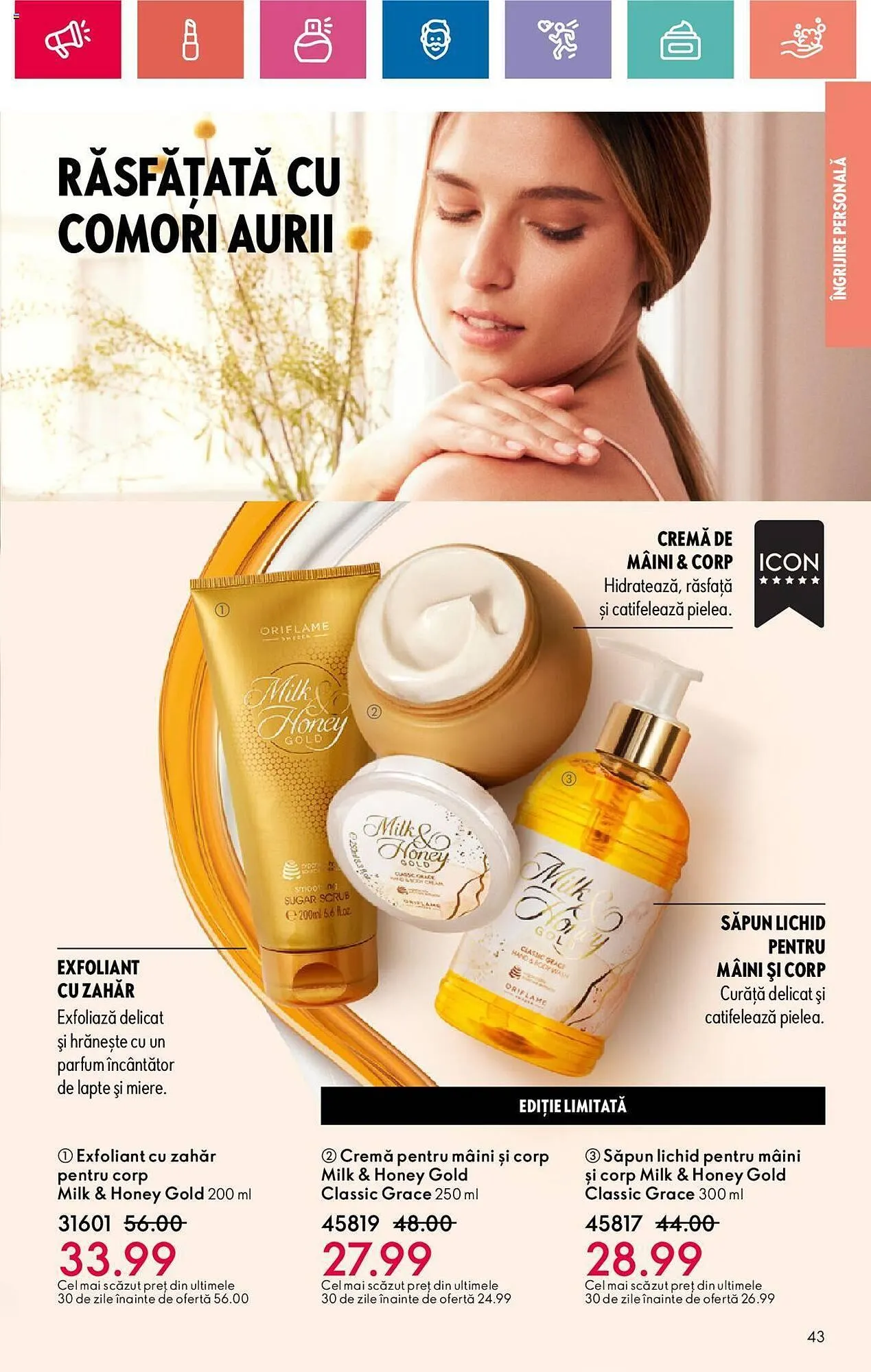 Catalog Oriflame catalog de la 28 mai până la 17 iunie 2024 - Revista Pagina 43