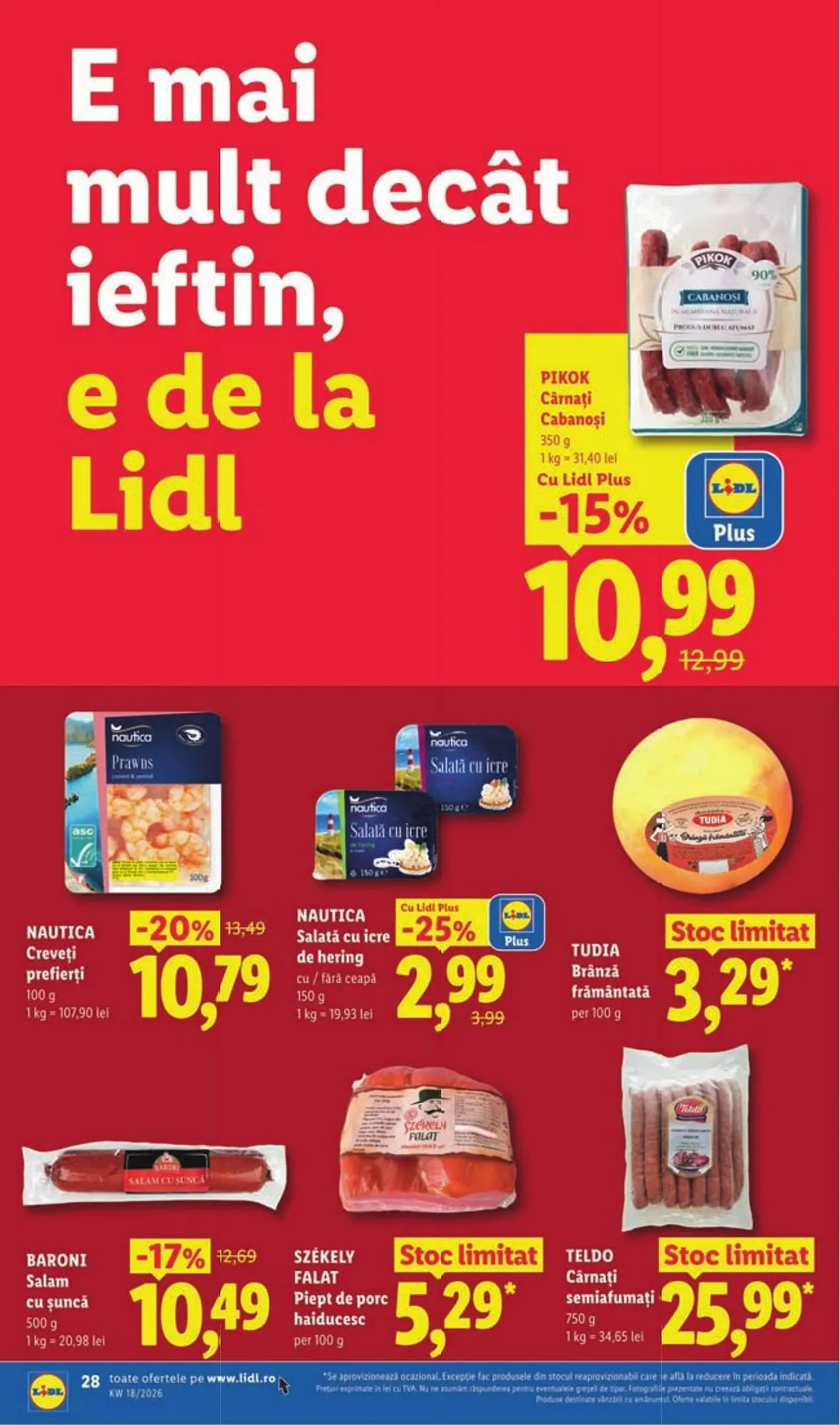 Catalog Catalog Lidl de la 27 aprilie până la 3 mai 2026 - Revista Pagina 28
