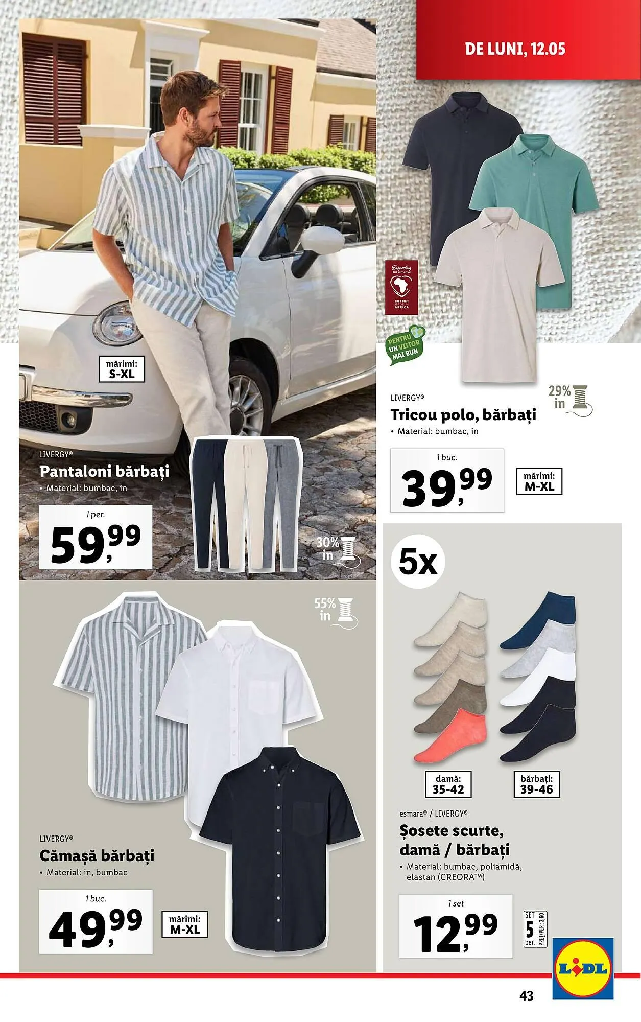 Catalog Catalog Lidl de la 12 mai până la 18 mai 2025 - Revista Pagina 43