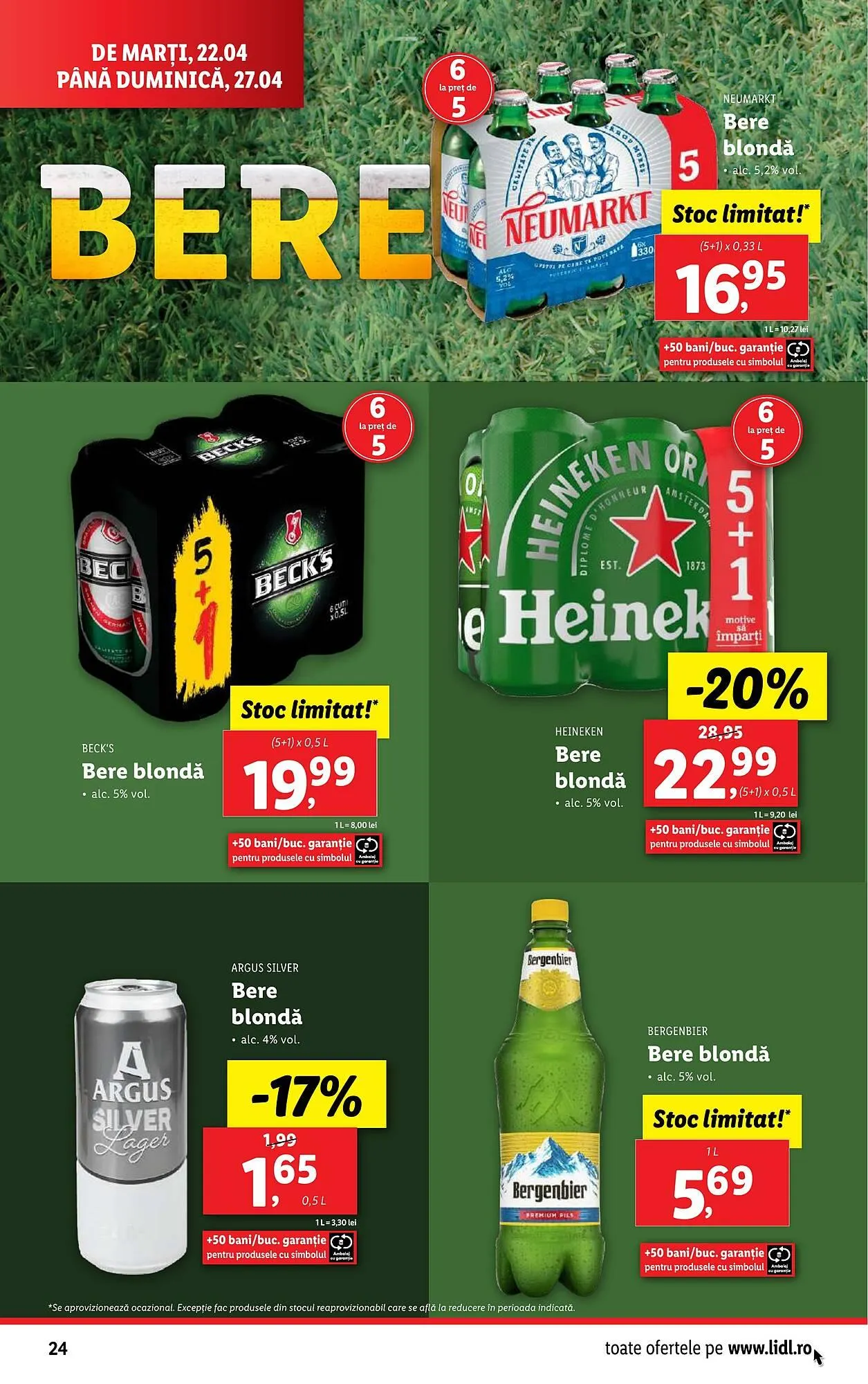 Catalog Catalog Lidl de la 22 aprilie până la 27 aprilie 2025 - Revista Pagina 24