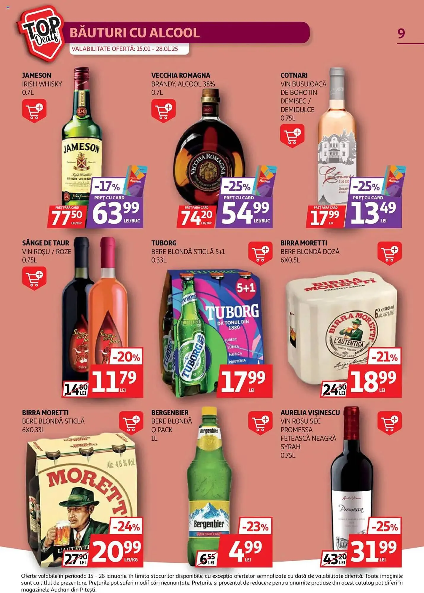 Catalog Catalog Auchan de la 15 ianuarie până la 28 ianuarie 2025 - Revista Pagina 9