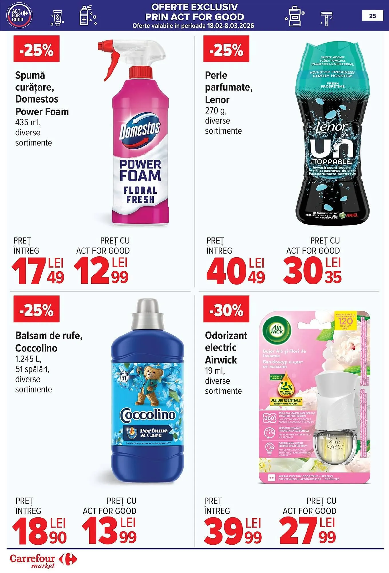 Catalog Catalog Carrefour Market de la 18 februarie până la 24 februarie 2026 - Revista Pagina 26
