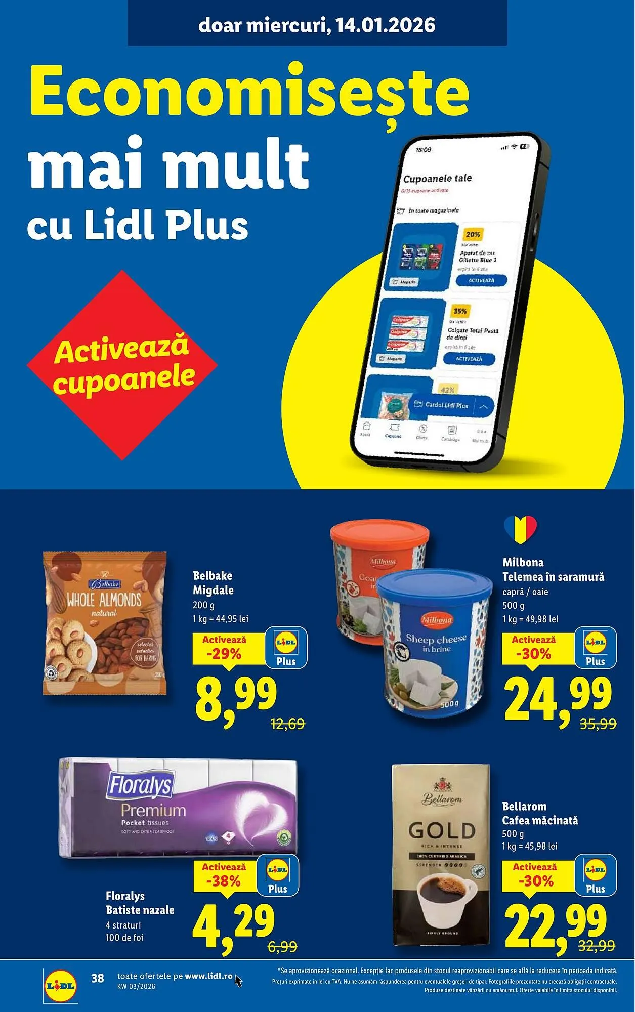 Catalog Catalog Lidl de la 12 ianuarie până la 18 ianuarie 2026 - Revista Pagina 38