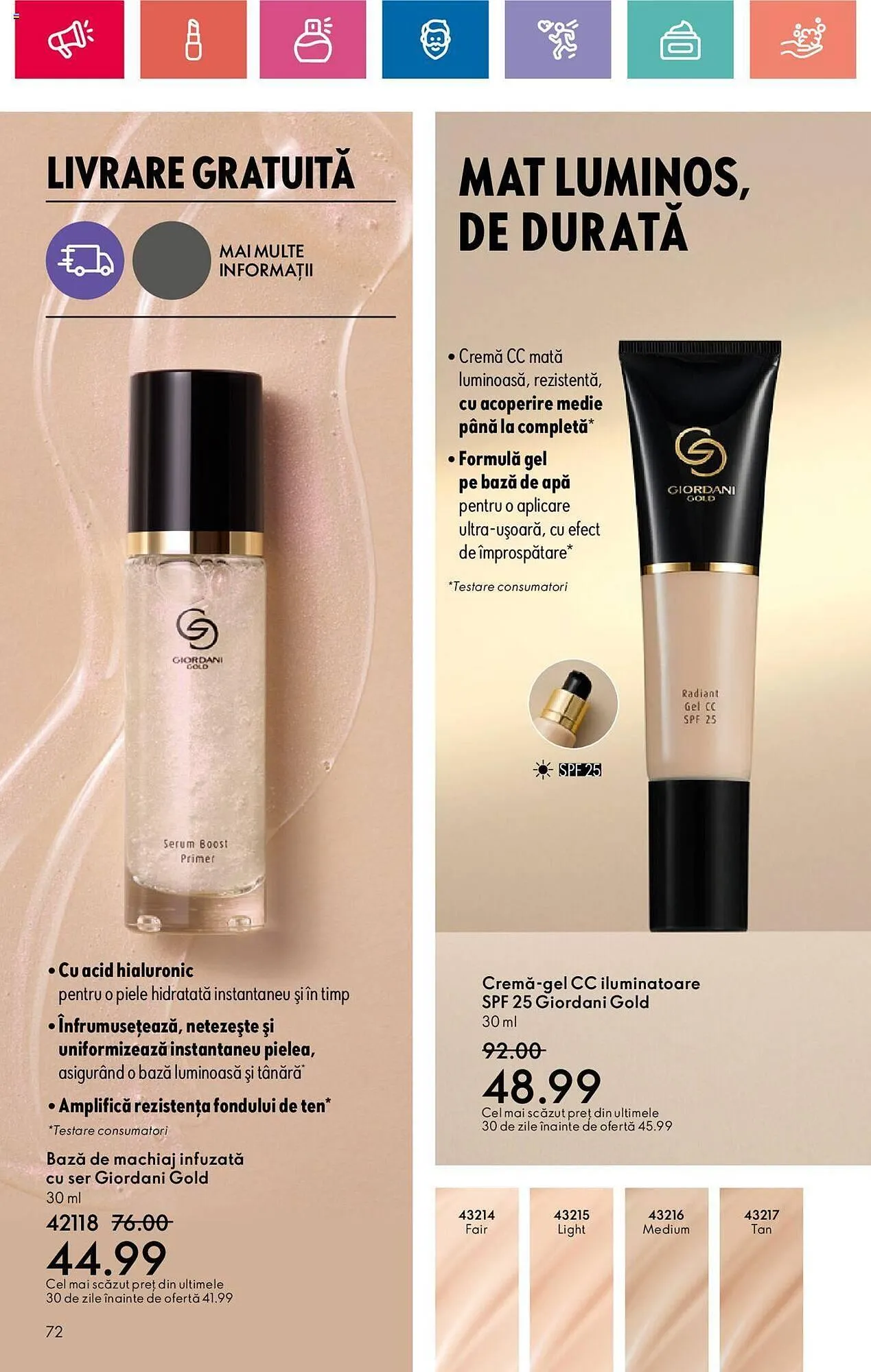 Catalog Oriflame catalog de la 28 mai până la 17 iunie 2024 - Revista Pagina 72