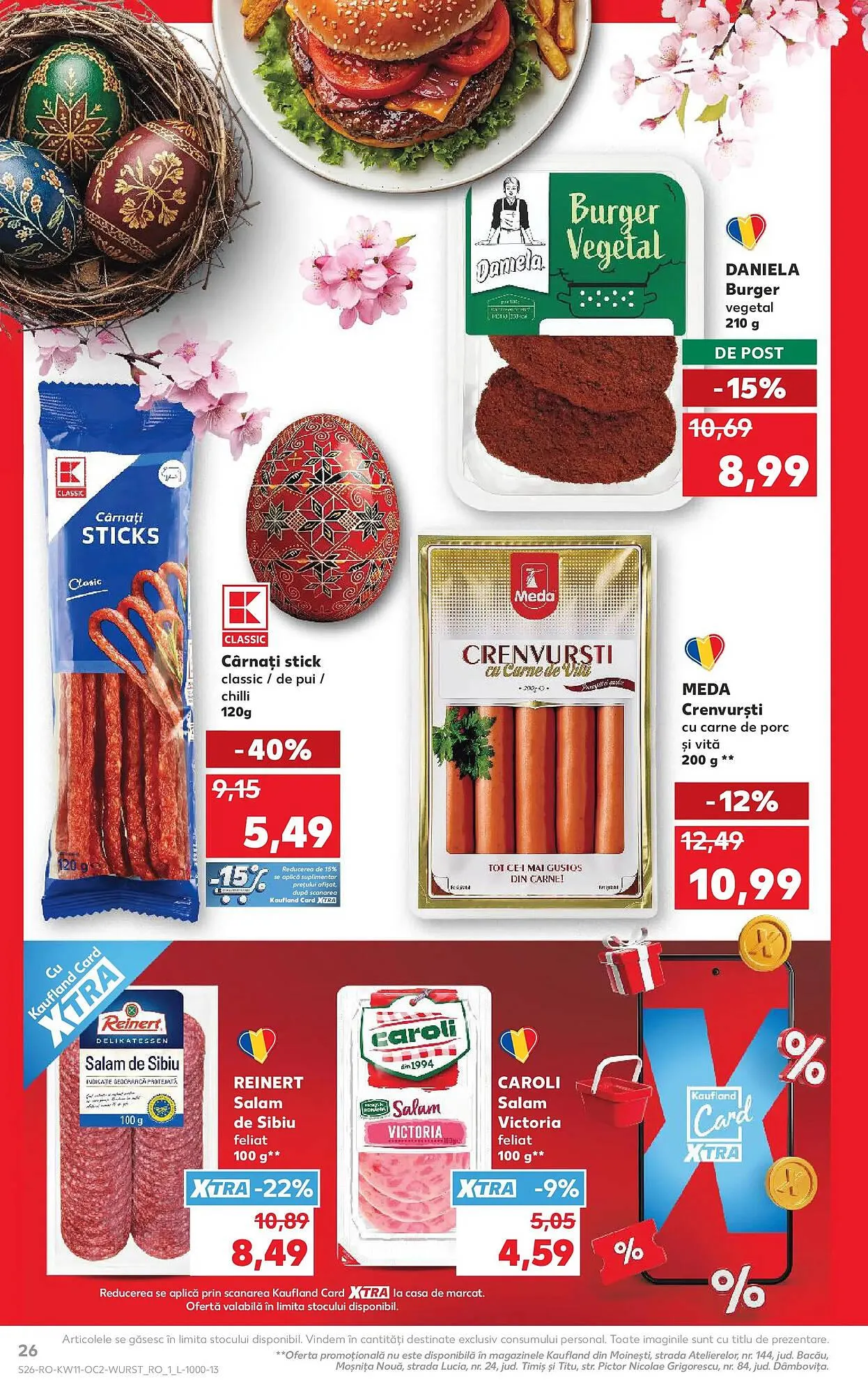 Catalog Catalog Kaufland de la 11 martie până la 17 martie 2026 - Revista Pagina 26