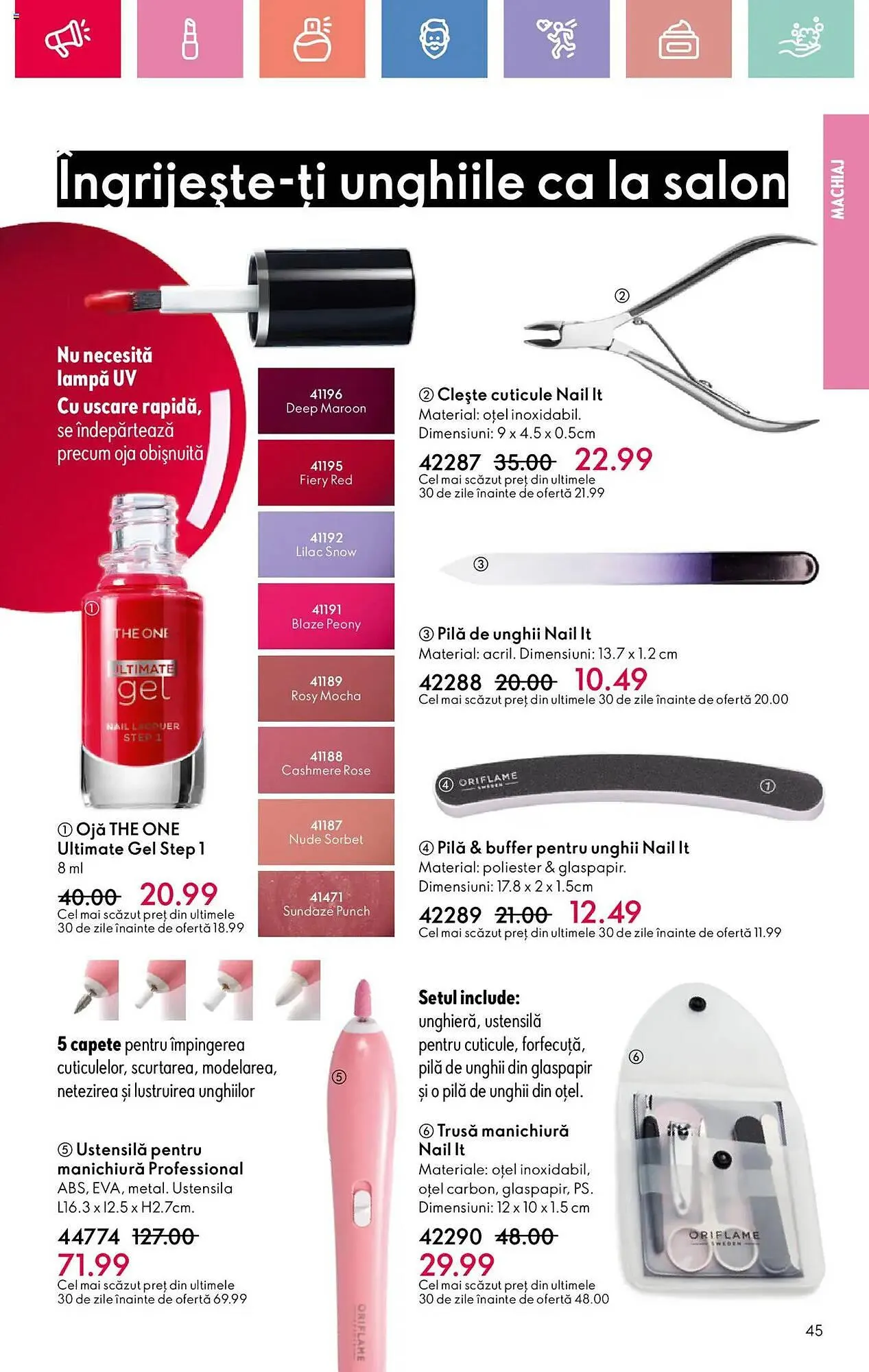 Catalog Catalog Oriflame de la 6 iulie până la 26 iulie 2025 - Revista Pagina 45