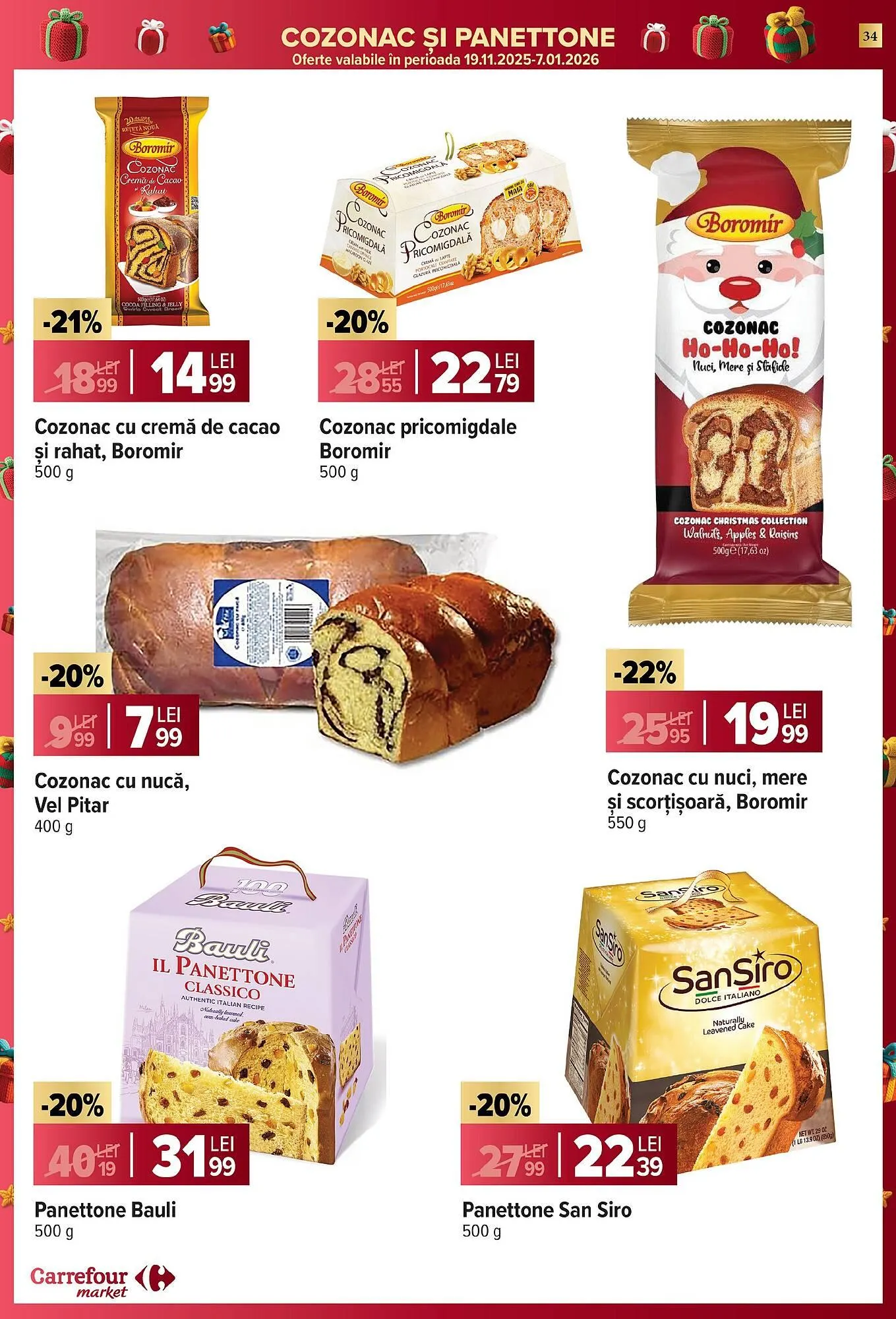 Catalog Catalog Carrefour Market de la 10 decembrie până la 16 decembrie 2025 - Revista Pagina 34
