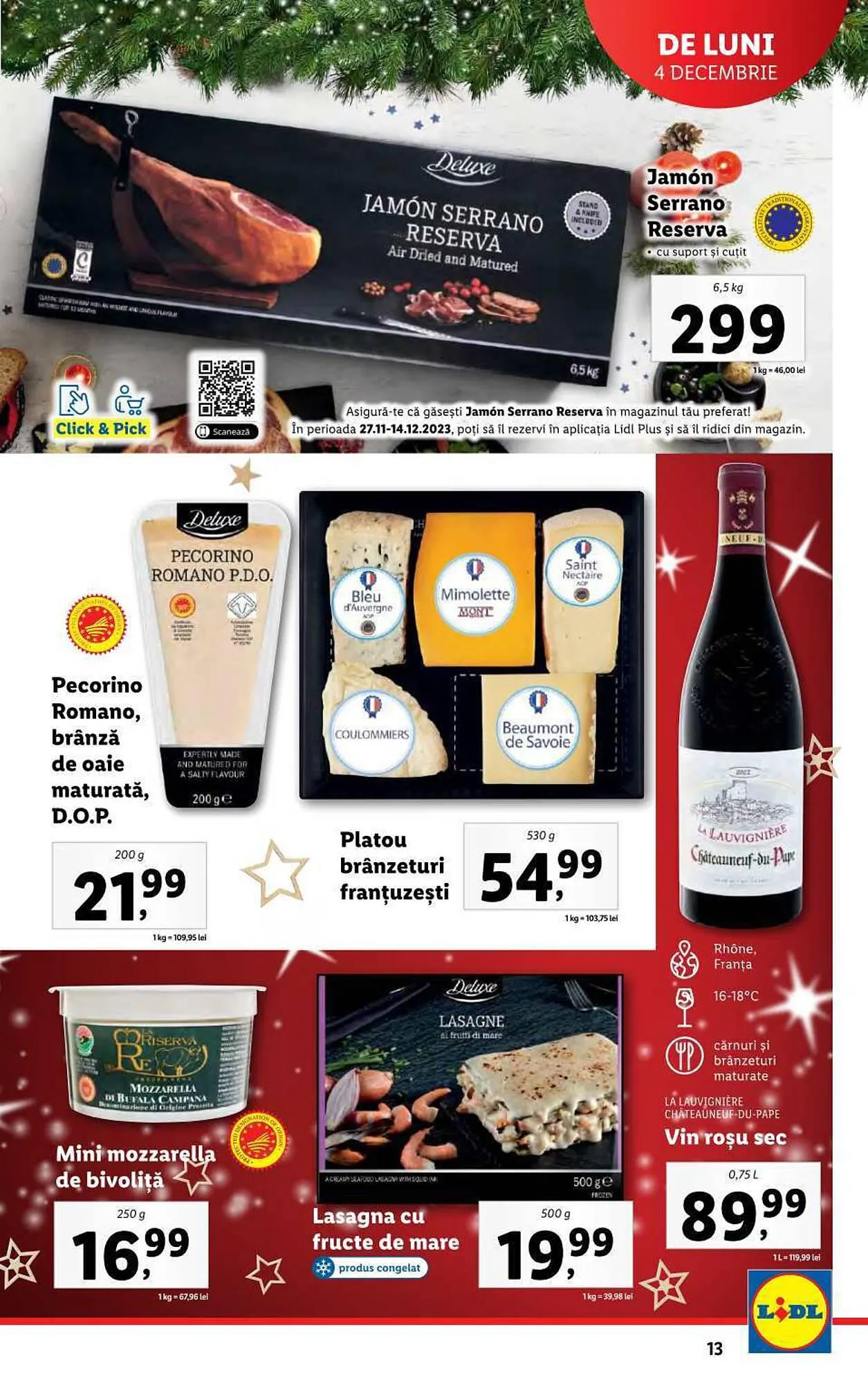 Catalog Lidl catalog de la 4 decembrie până la 10 decembrie 2023 - Revista Pagina 13