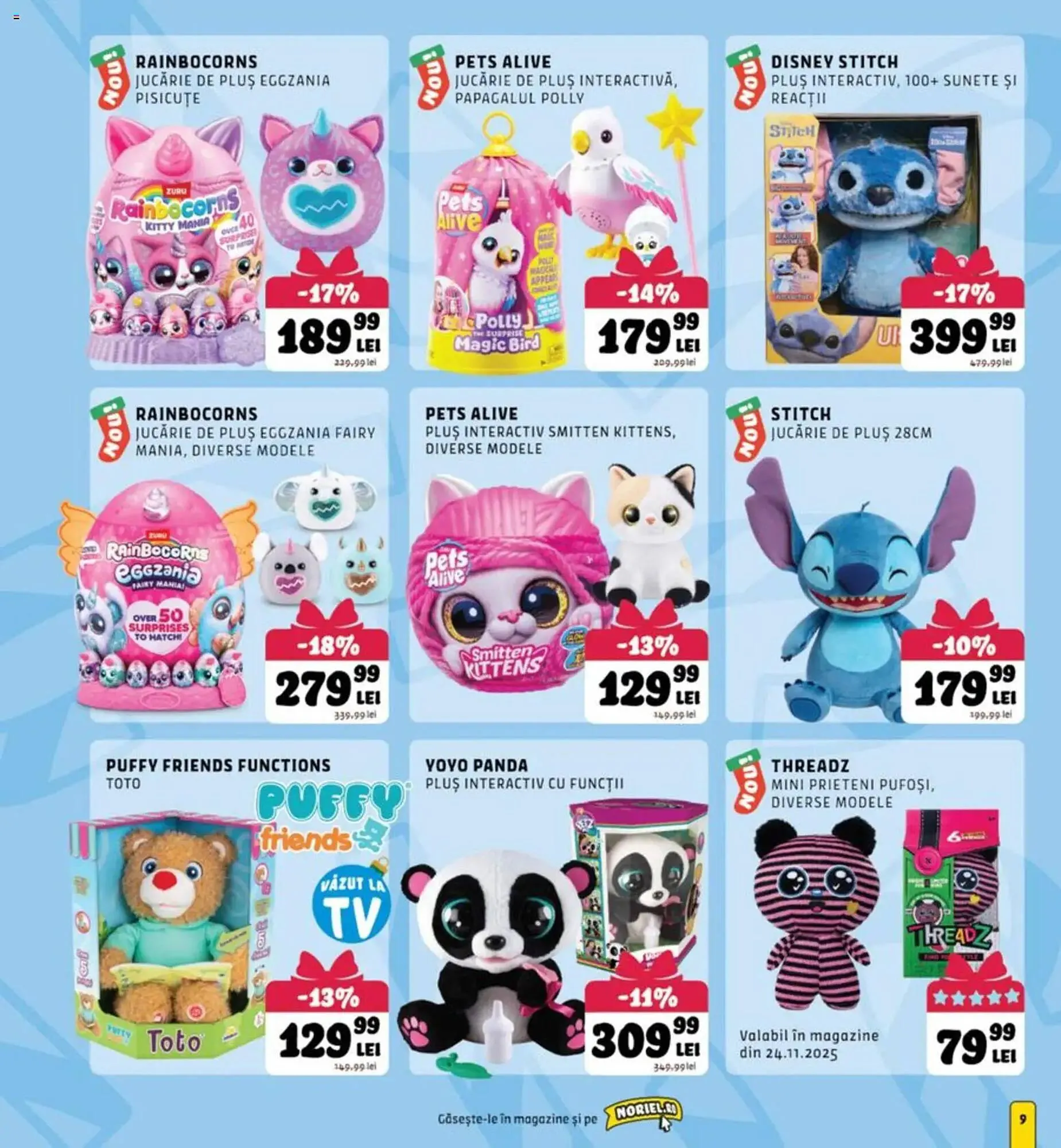 Catalog Magazine Noriel de la 16 noiembrie până la 23 decembrie 2025 - Revista Pagina 9