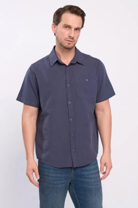 Lee Cooper - Camasa cu maneca scurta barbat regular de culoare uniforma