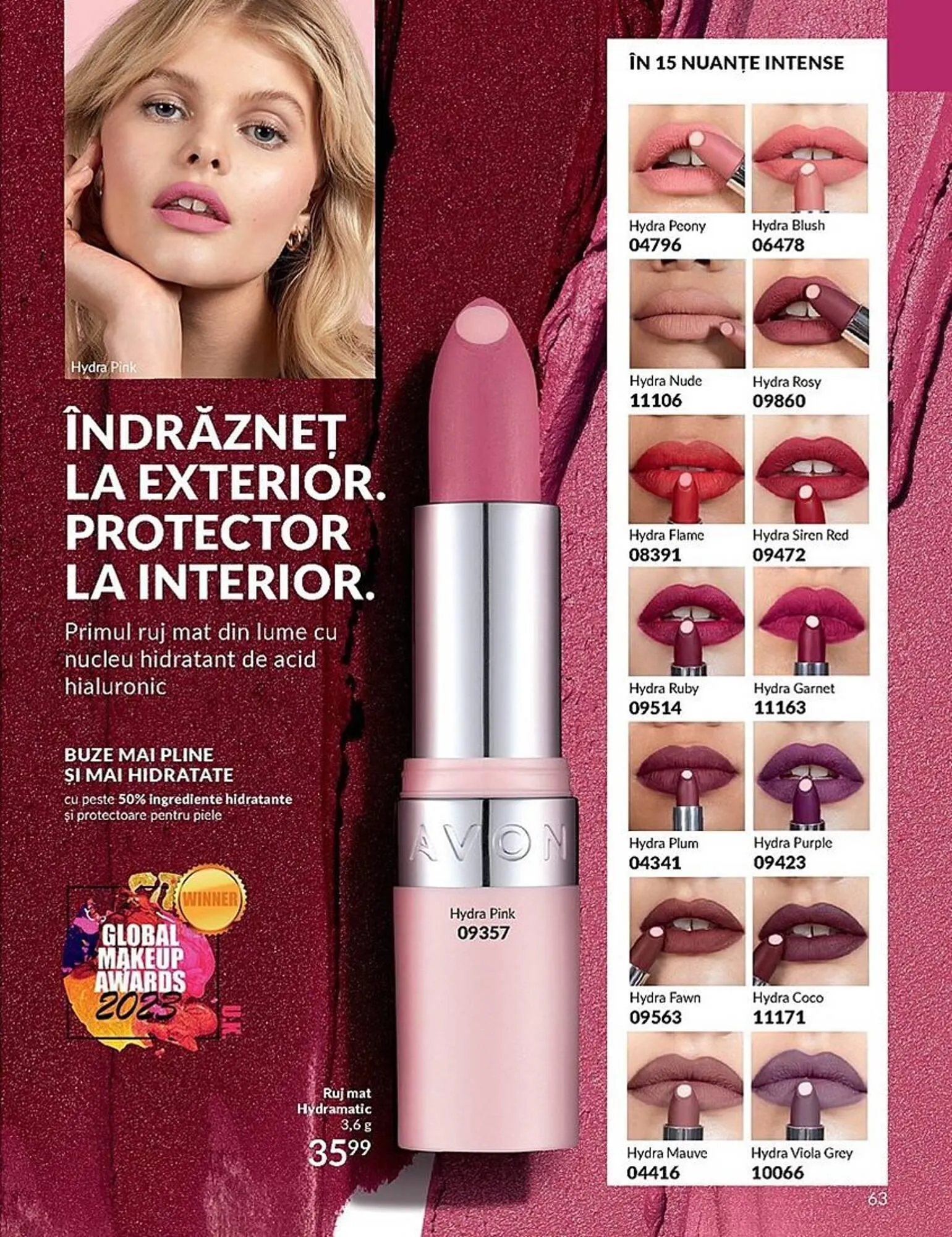 Catalog Avon catalog de la 1 septembrie până la 30 septembrie 2023 - Revista Pagina 63