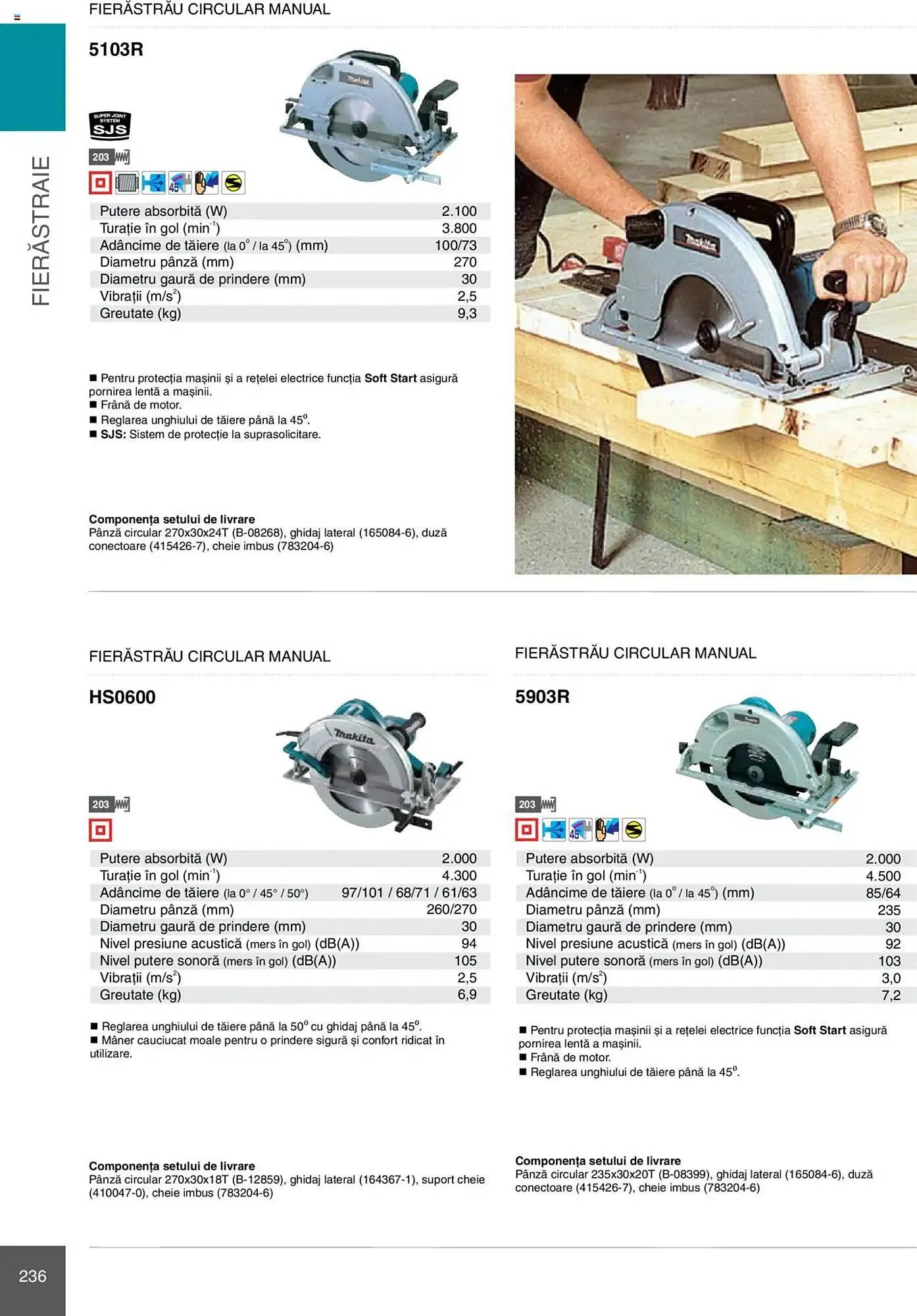 Catalog Catalog Makita de la 8 ianuarie până la 31 decembrie 2025 - Revista Pagina 236