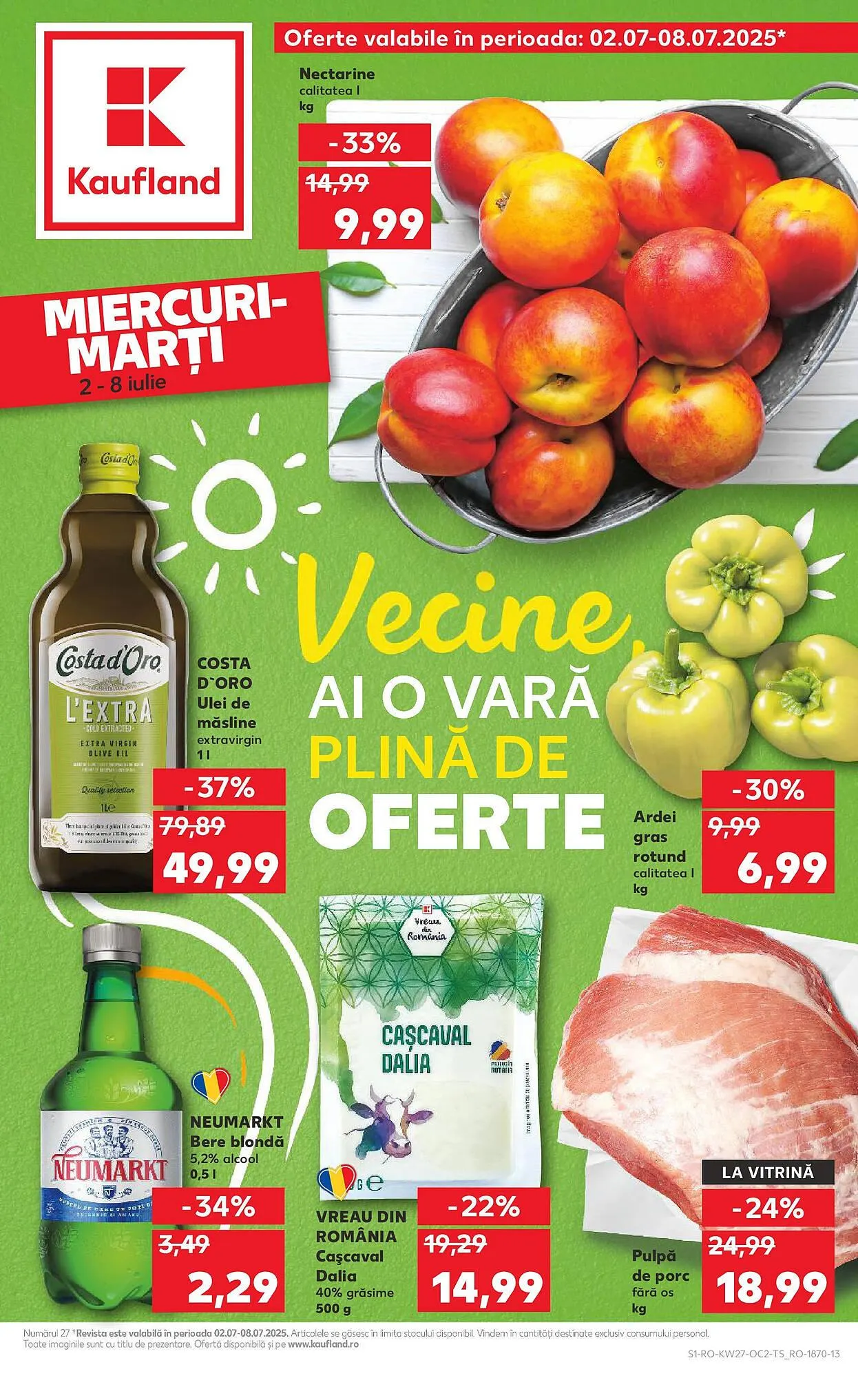 Catalog Catalog Kaufland de la 2 iulie până la 8 iulie 2025 - Revista Pagina 1