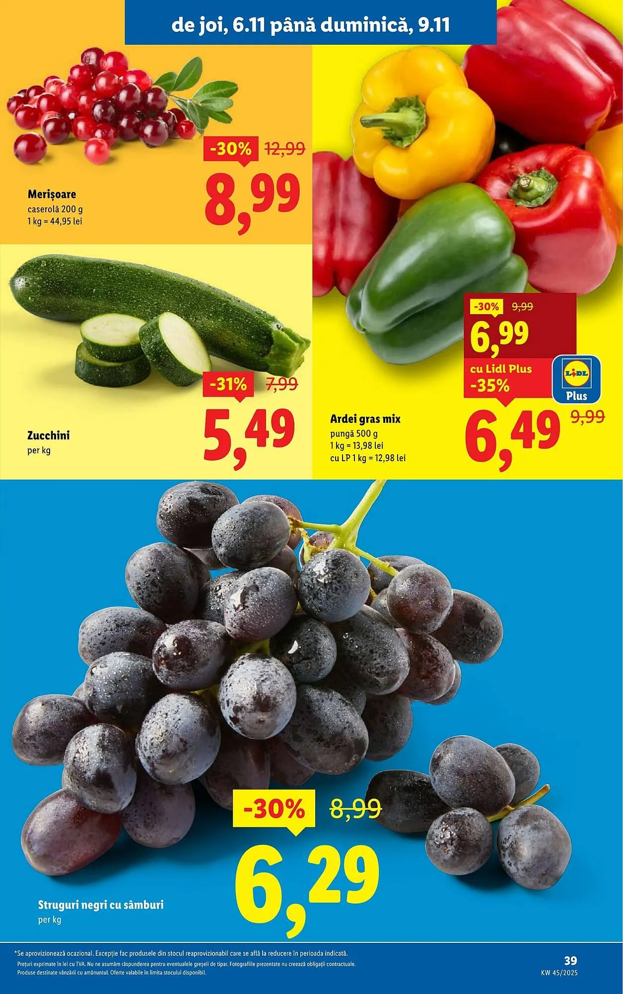 Catalog Catalog Lidl de la 3 noiembrie până la 9 noiembrie 2025 - Revista Pagina 39