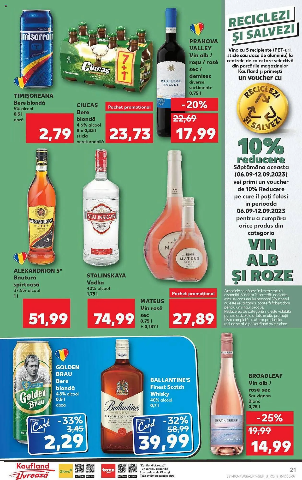 Catalog Kaufland catalog de la 6 septembrie până la 12 septembrie 2023 - Revista Pagina 21