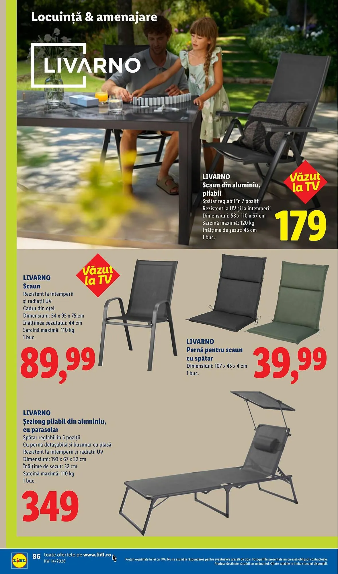 Catalog Catalog Lidl de la 30 martie până la 5 aprilie 2026 - Revista Pagina 86