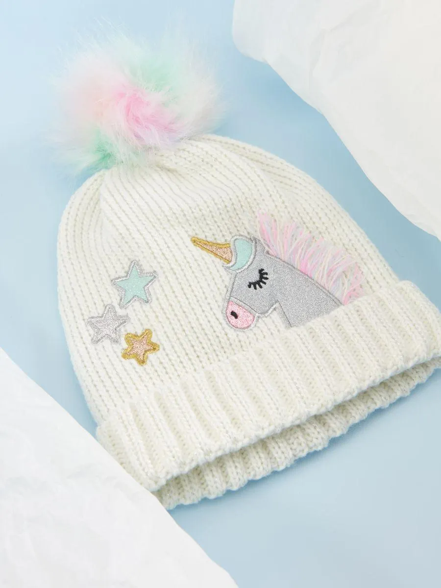 Căciulă cu pompon Beetlejuice