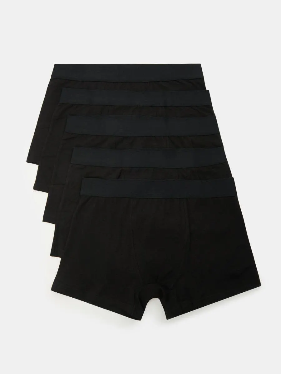 Boxeri din bumbac, set de 5