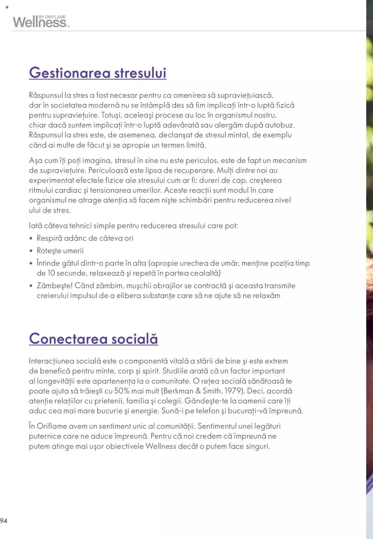 Catalog Oriflame catalog - Ghidul Wellness de la 28 septembrie până la 31 decembrie 2023 - Revista Pagina 94