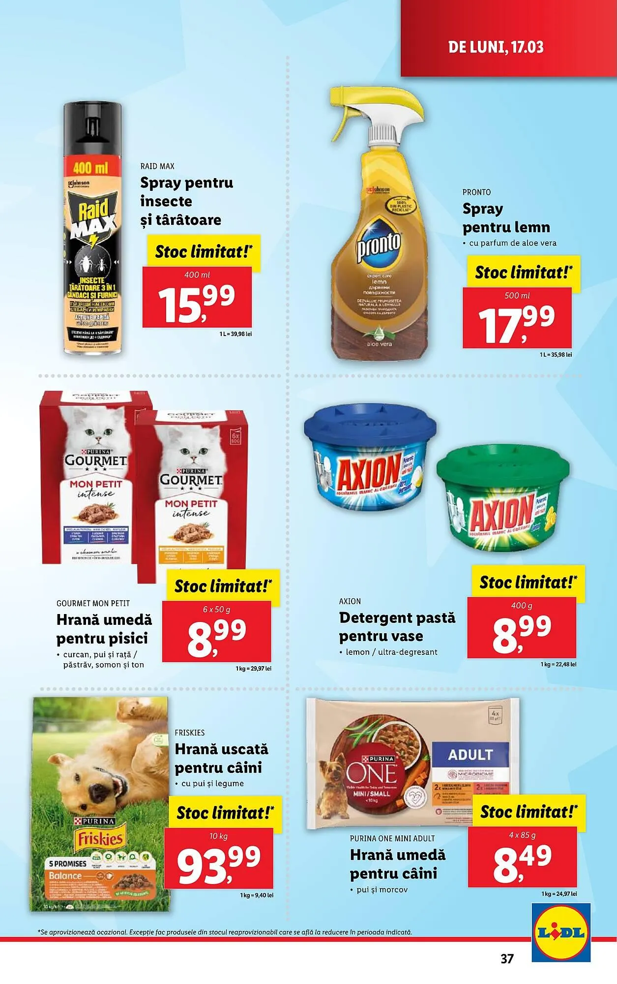 Catalog Catalog Lidl de la 17 martie până la 23 martie 2025 - Revista Pagina 37