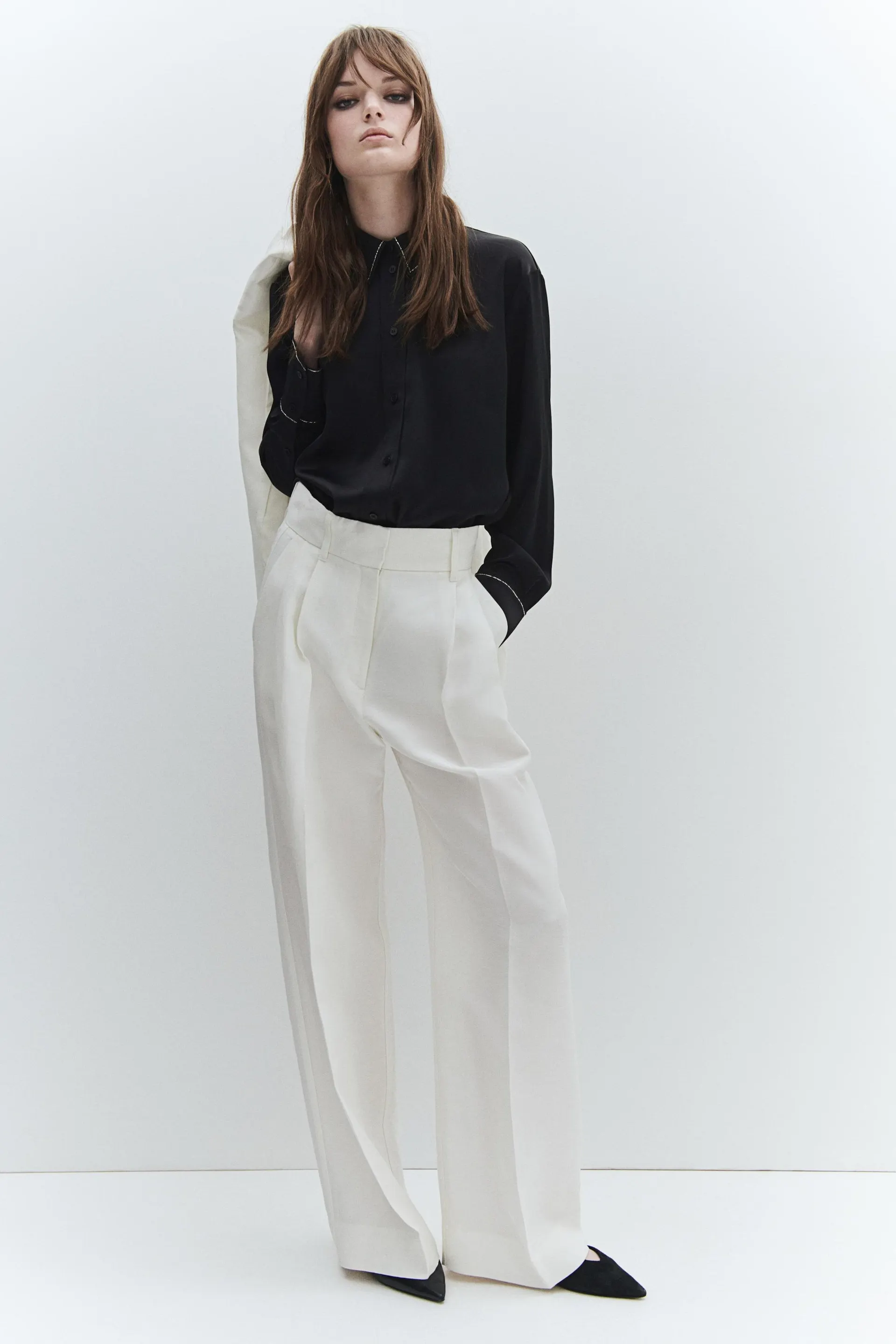 Cămașă decorată cu ștrasuri