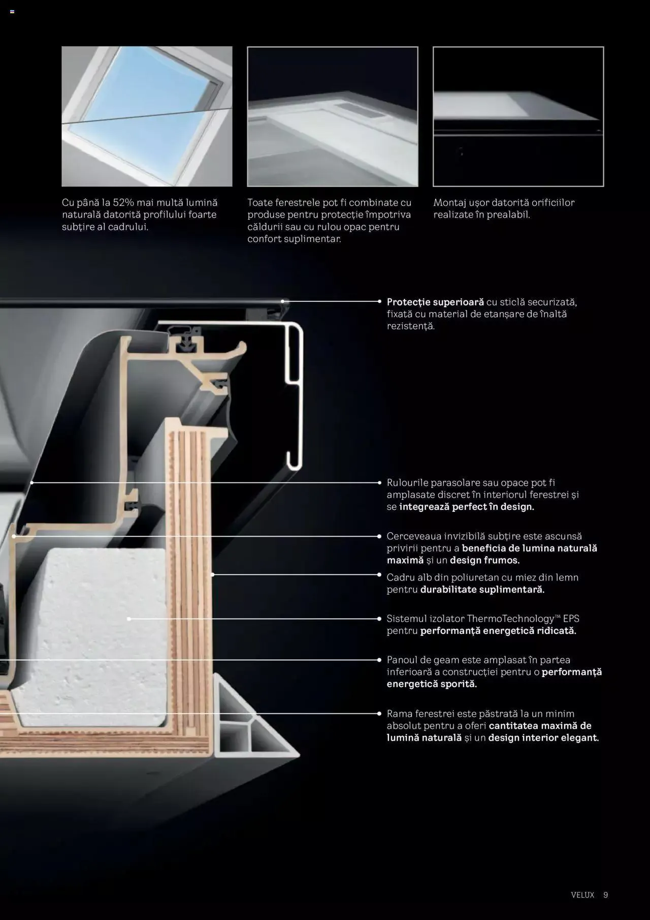 Catalog Velux catalog - Noua Generație De Ferestre Velux Pentru Acoperiș Terasă de la 1 septembrie până la 31 decembrie 2023 - Revista Pagina 9