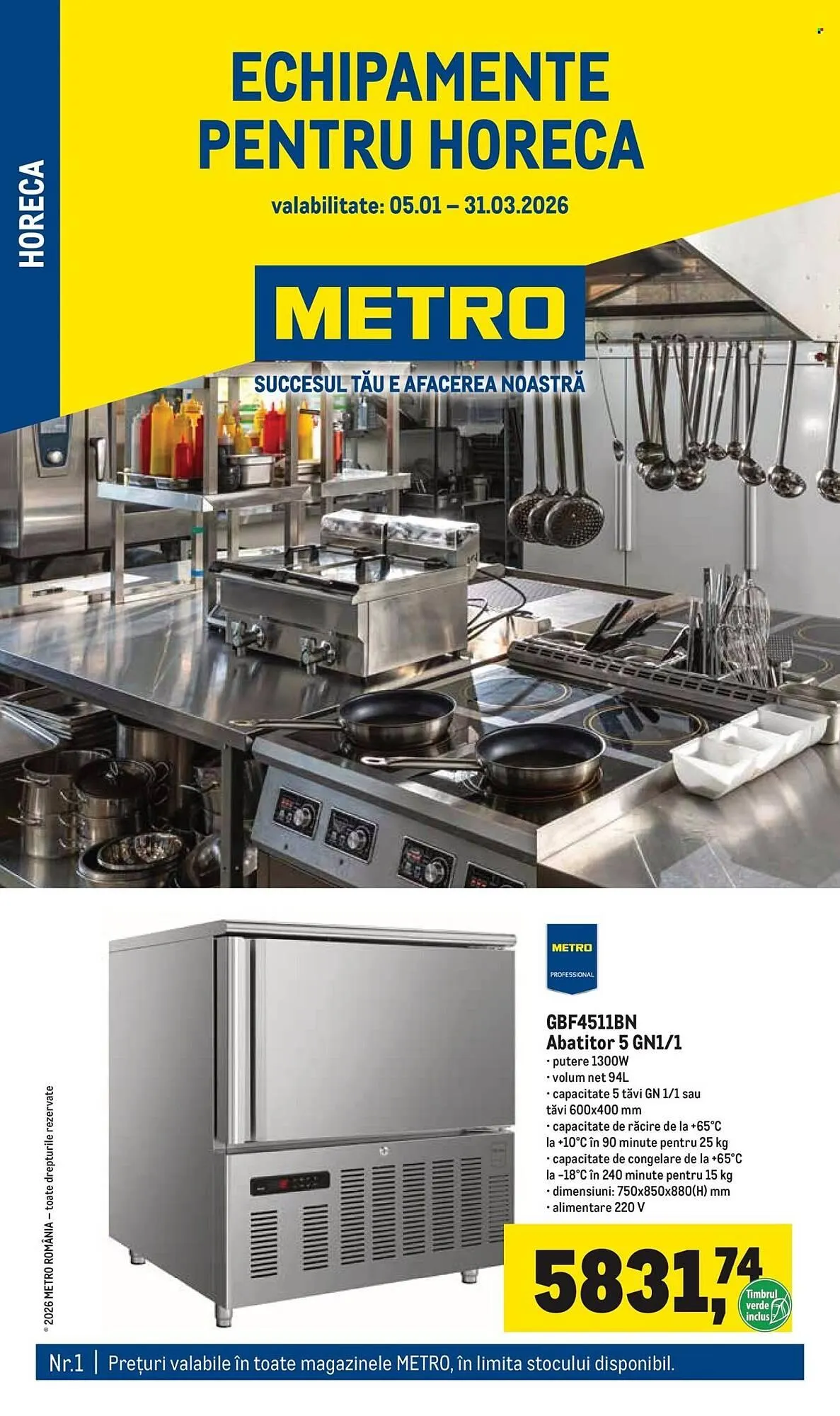Catalog Catalog Metro de la 5 ianuarie până la 31 martie 2026 - Revista Pagina 1