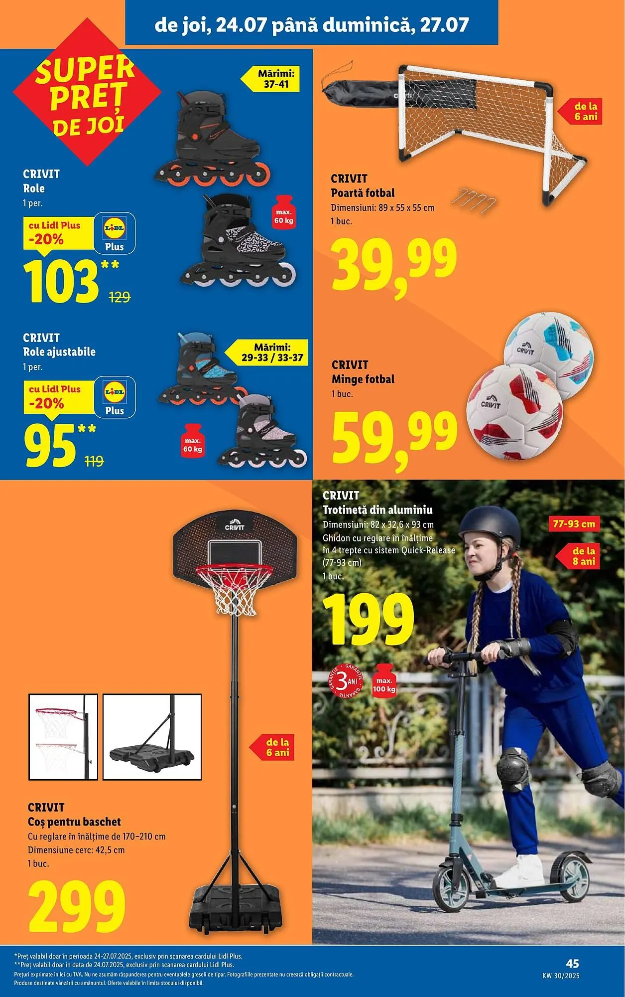 Catalog Catalog Lidl de la 21 iulie până la 27 iulie 2025 - Revista Pagina 45