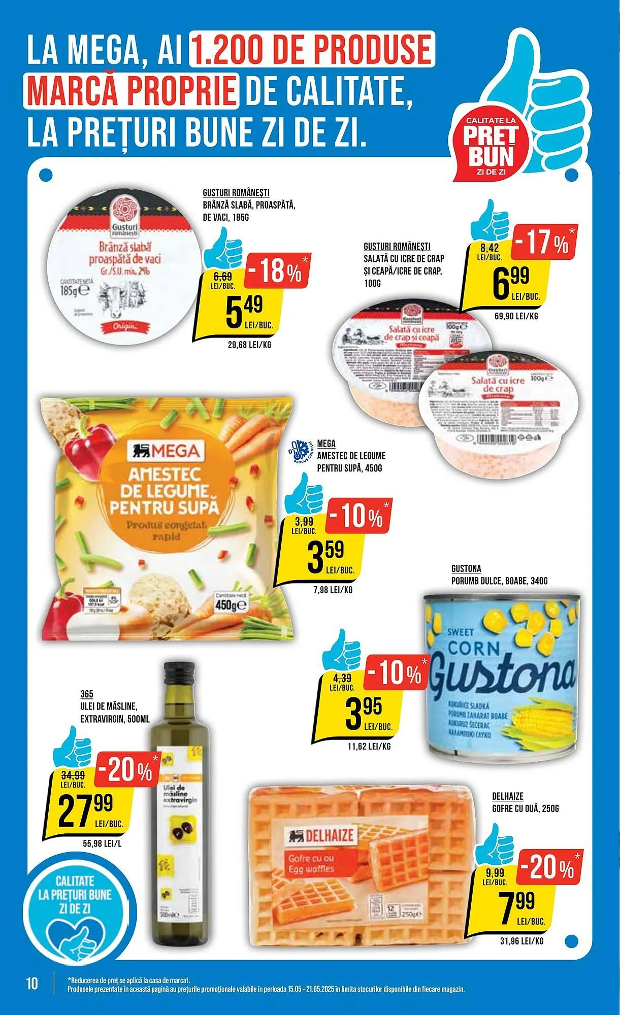 Catalog Catalog Mega Image de la 15 mai până la 21 mai 2025 - Revista Pagina 10