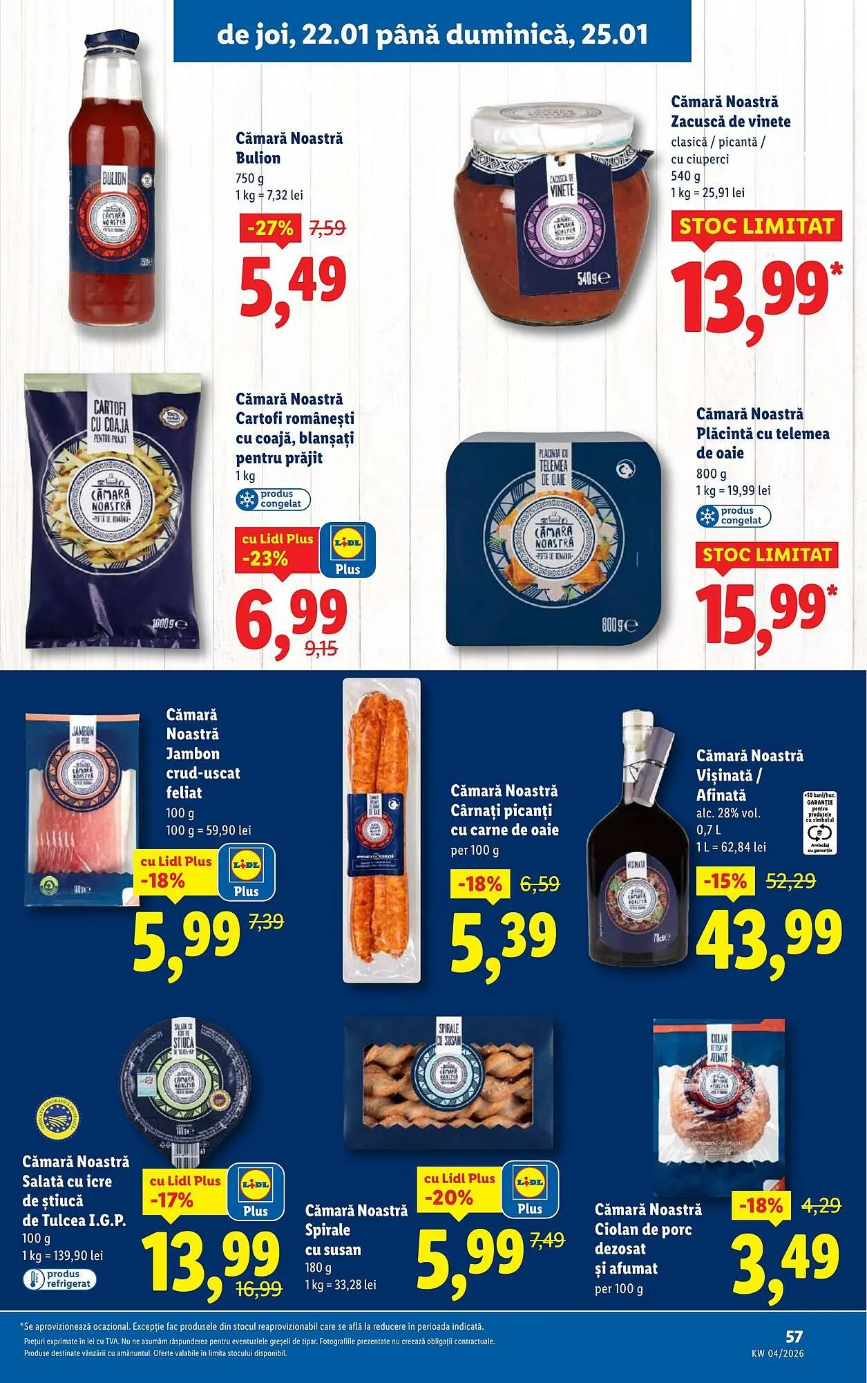 Catalog Catalog Lidl de la 19 ianuarie până la 25 ianuarie 2026 - Revista Pagina 57