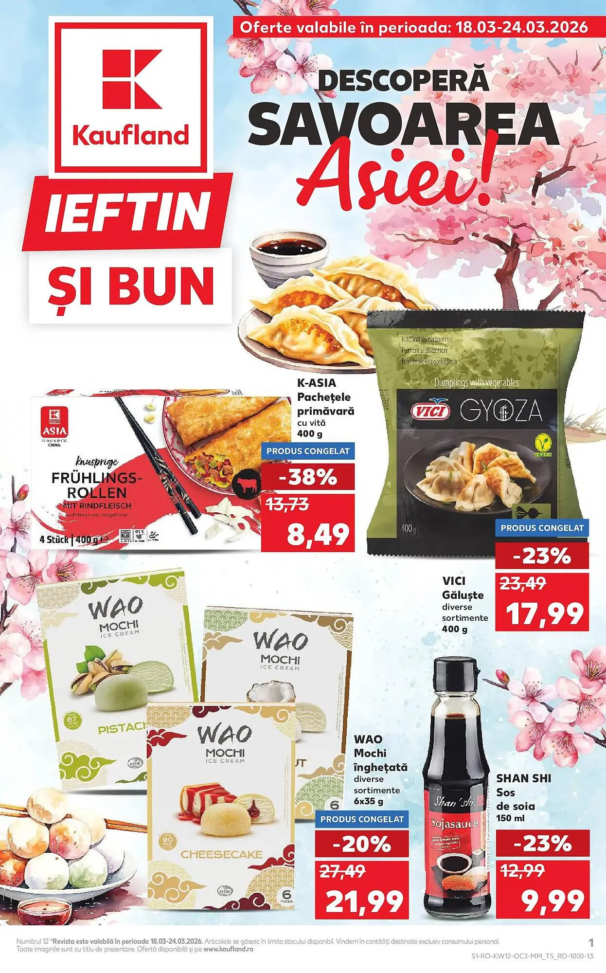 Catalog Catalog Kaufland de la 18 martie până la 24 martie 2026 - Revista Pagina 1