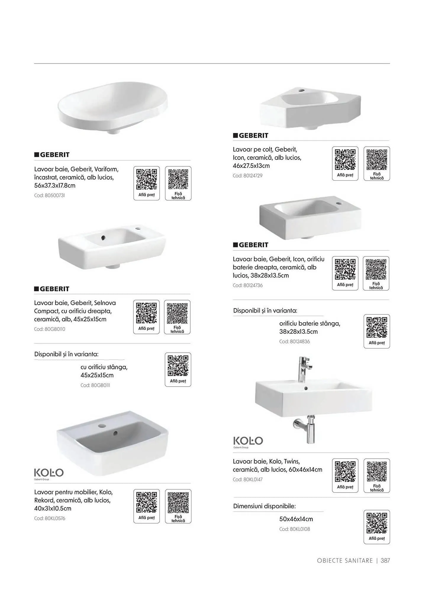 Catalog Catalog Romstal de la 1 aprilie până la 31 decembrie 2026 - Revista Pagina 387