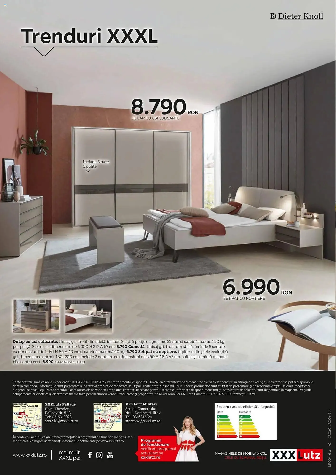 Catalog Catalog XXXLutz de la 1 aprilie până la 31 decembrie 2026 - Revista Pagina 42