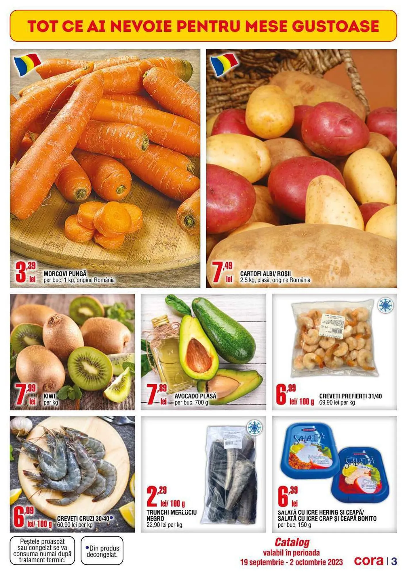 Catalog Cora catalog de la 19 septembrie până la 2 octombrie 2023 - Revista Pagina 3